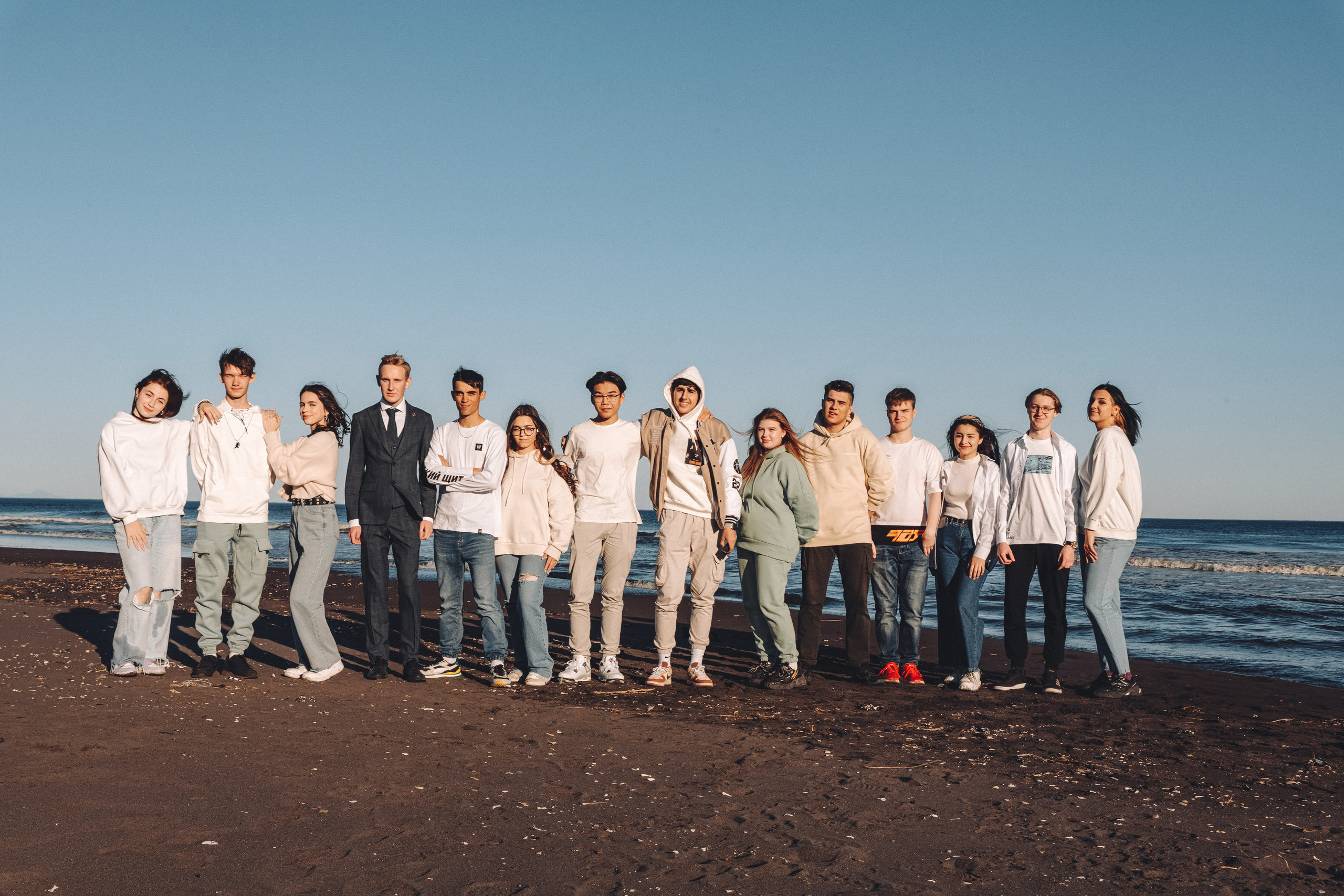 Школьная фотосессия на океане