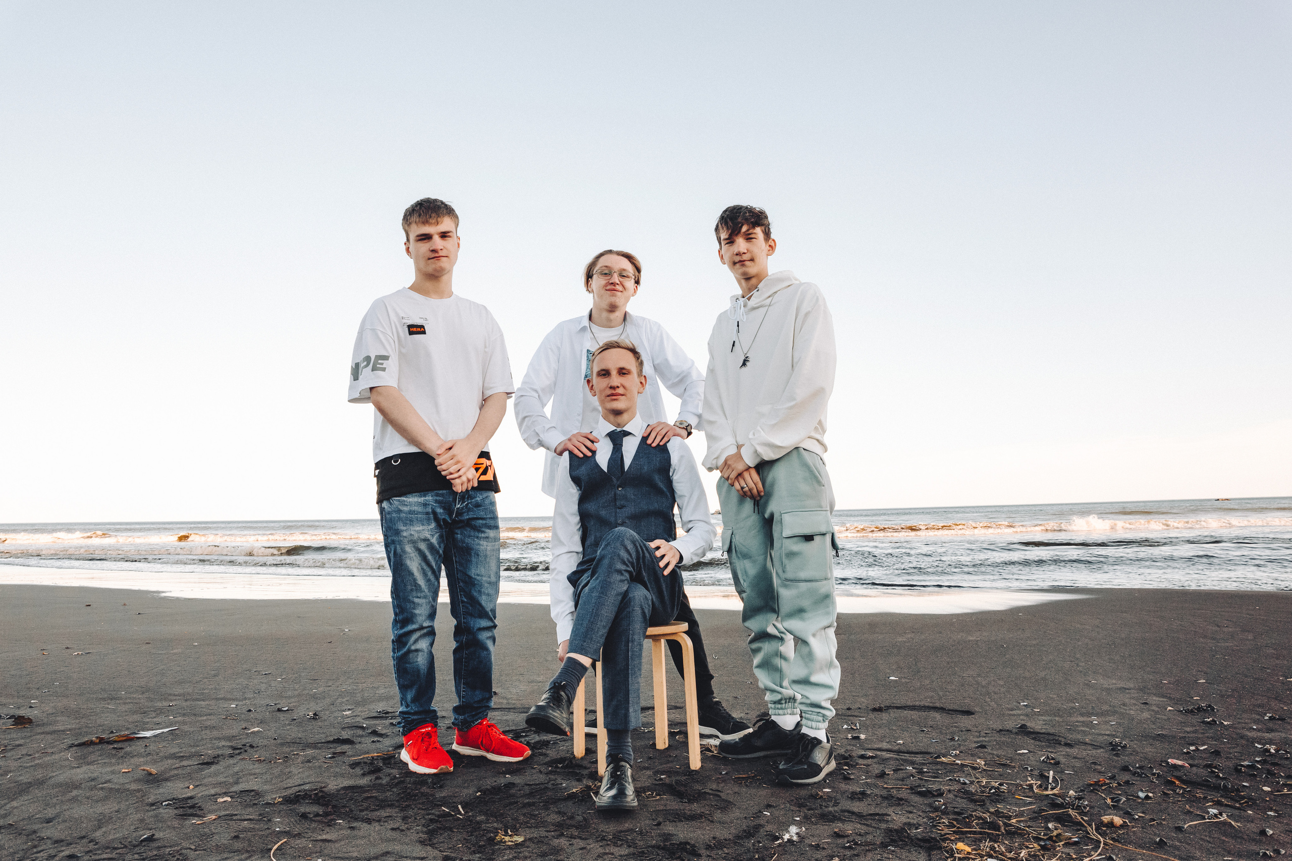 Школьная фотосессия на океане