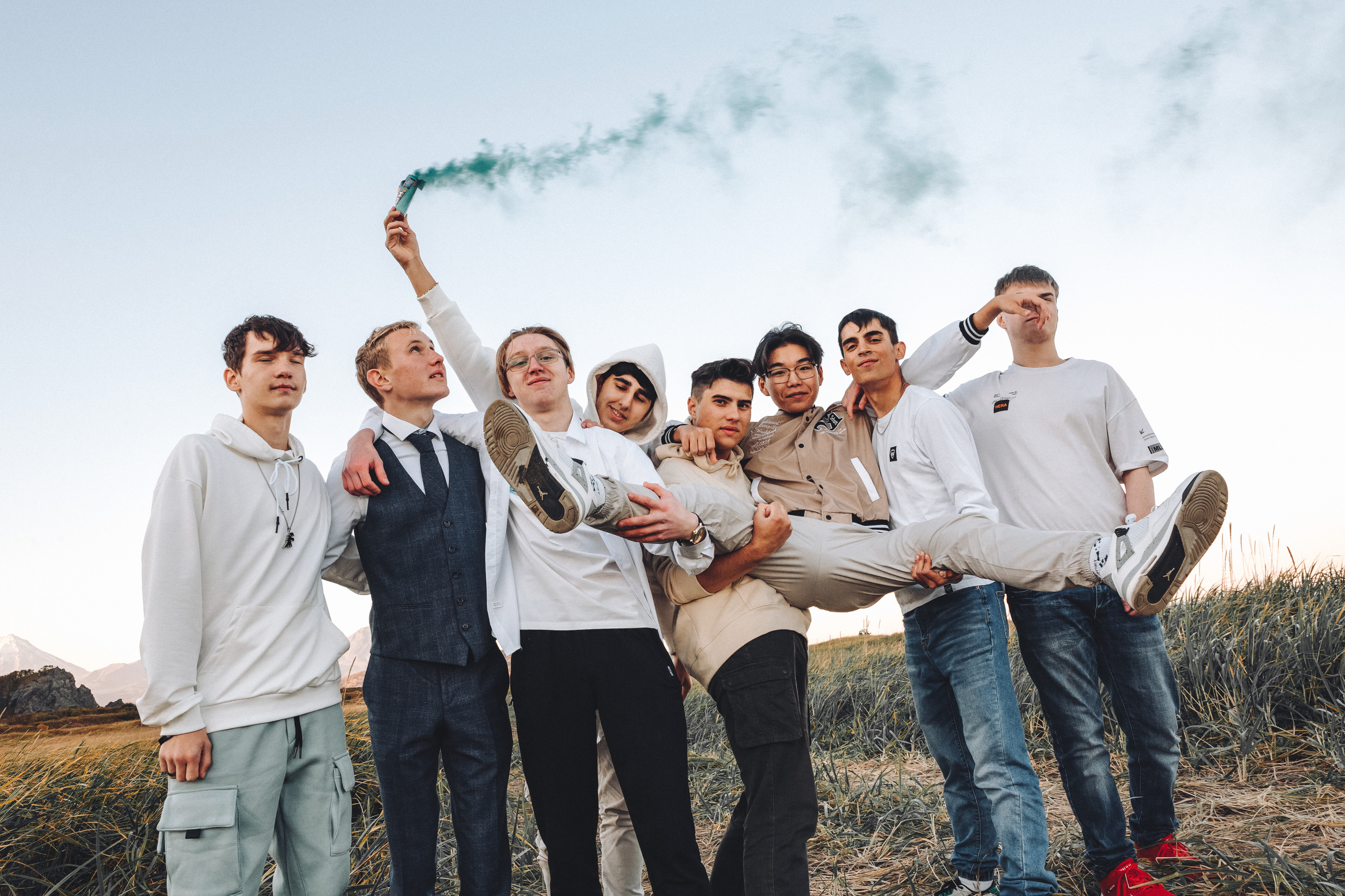 Школьная фотосессия на океане