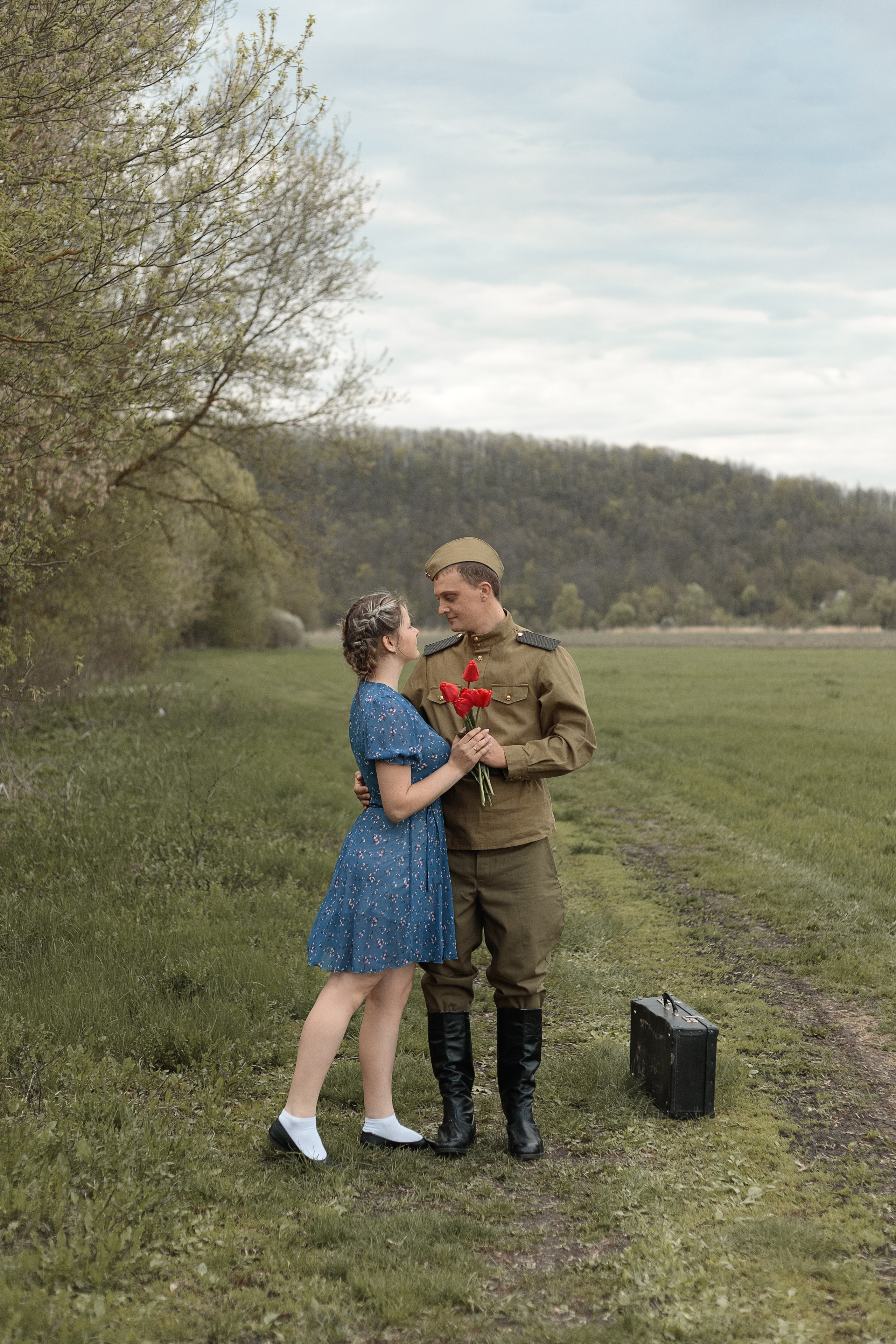 Коля и Кристина. День Победы. Фотограф Елена Каверина | Белгород — Короча |