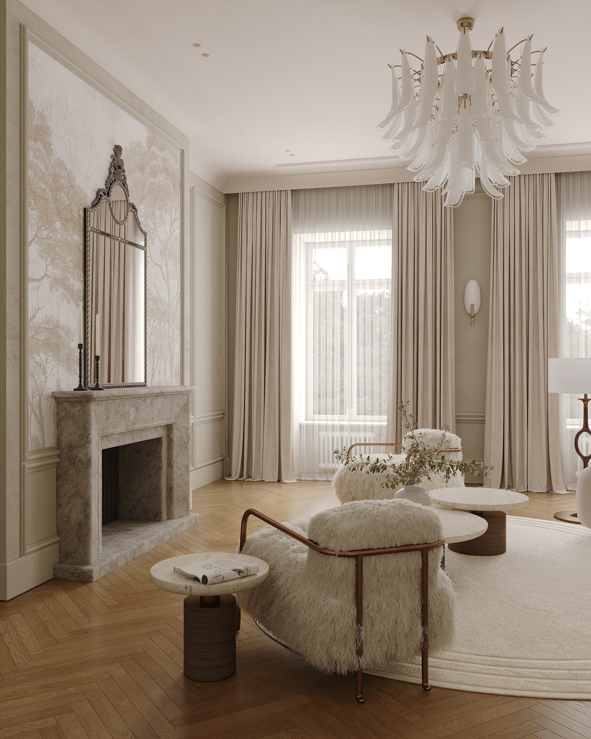 Living room/Amsterdam. Solovets visualization