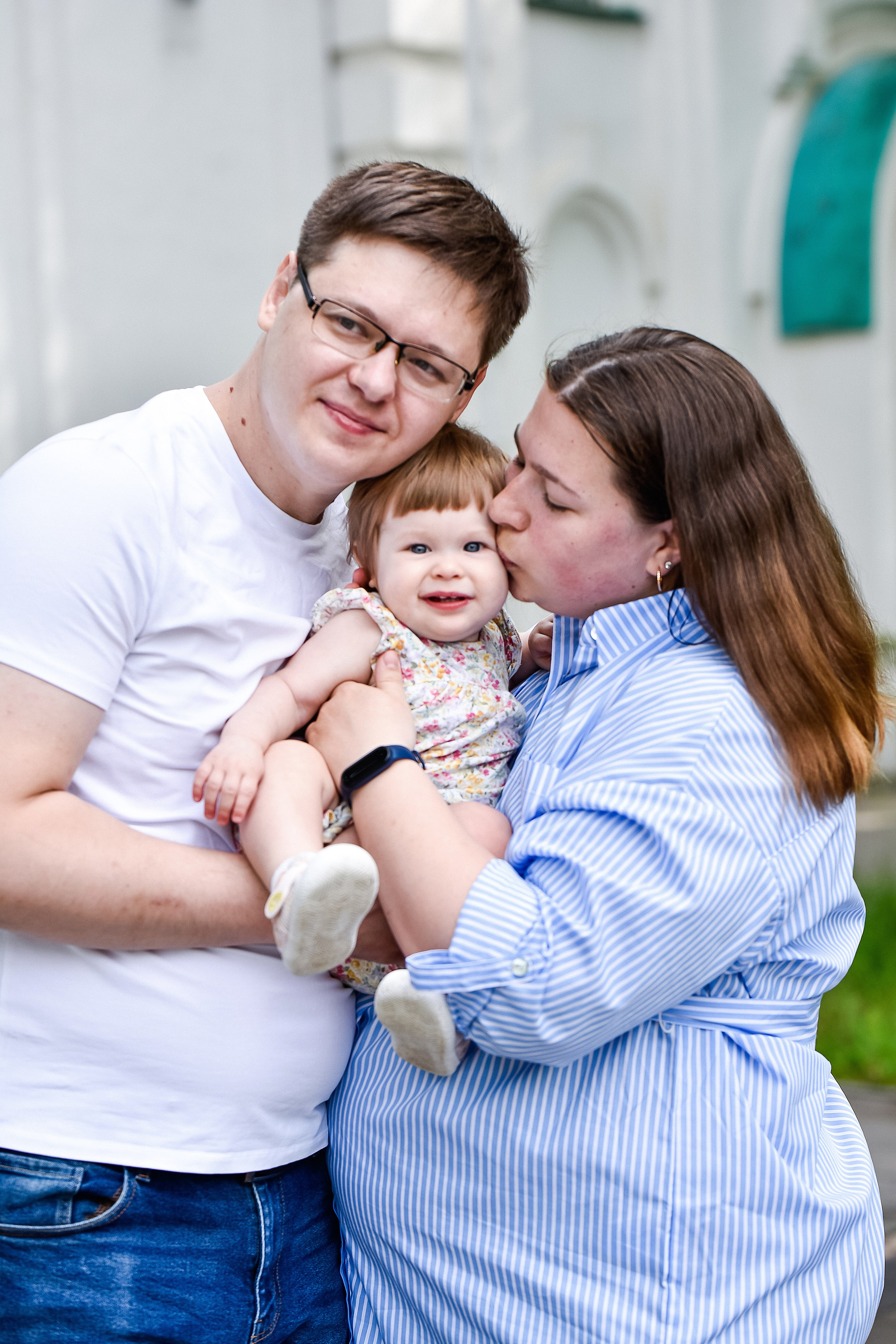 Семья Натальи, Сергея и Машеньки