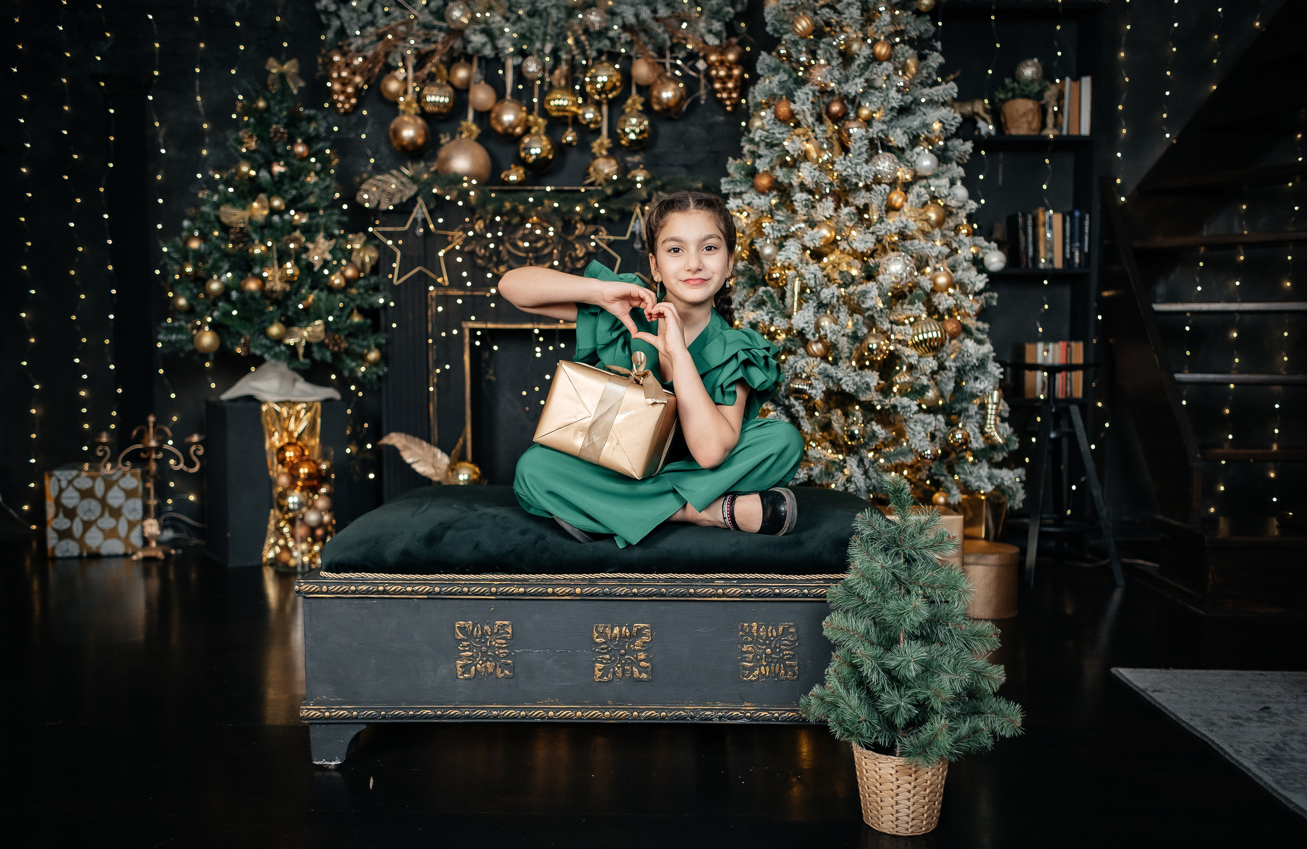 Новогодняя фотосессия в студии. Фотограф Татьяна Орлова