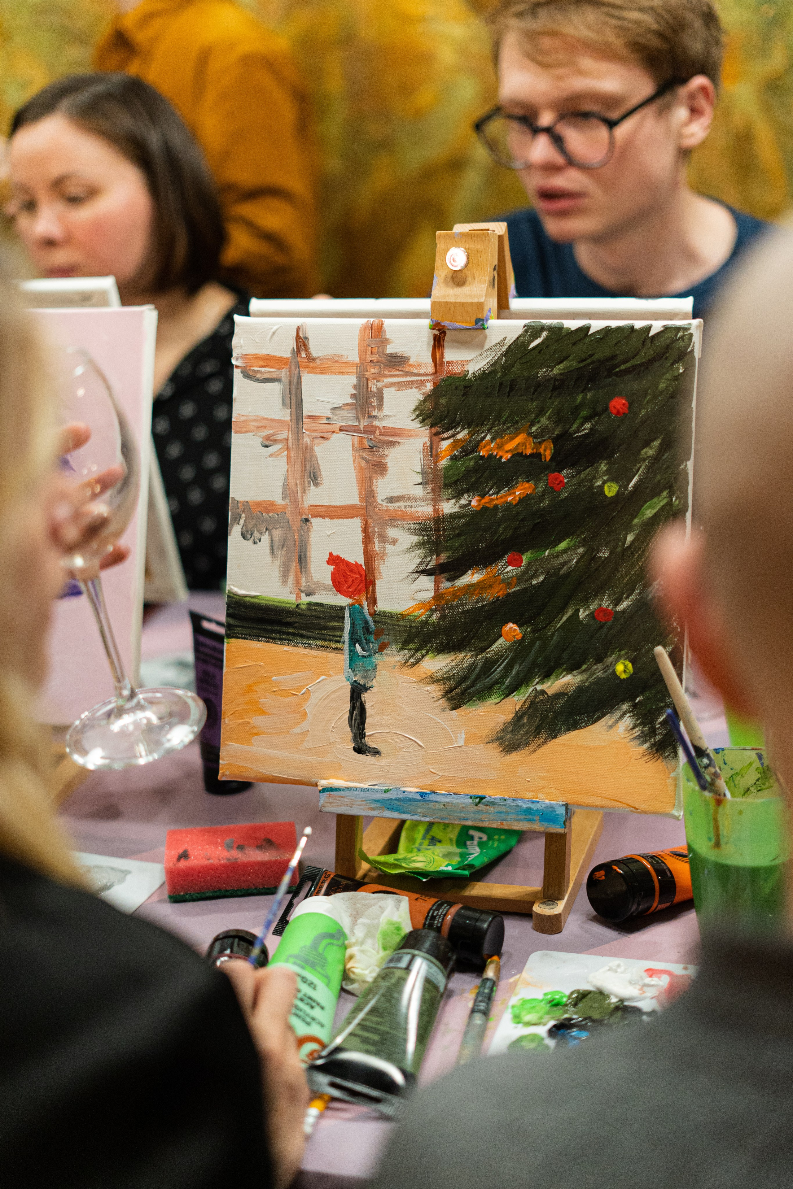 Корпоратив Teach Me Art 2. Портретный фотограф в Москве и Санкт-Петербурге Арина Чех