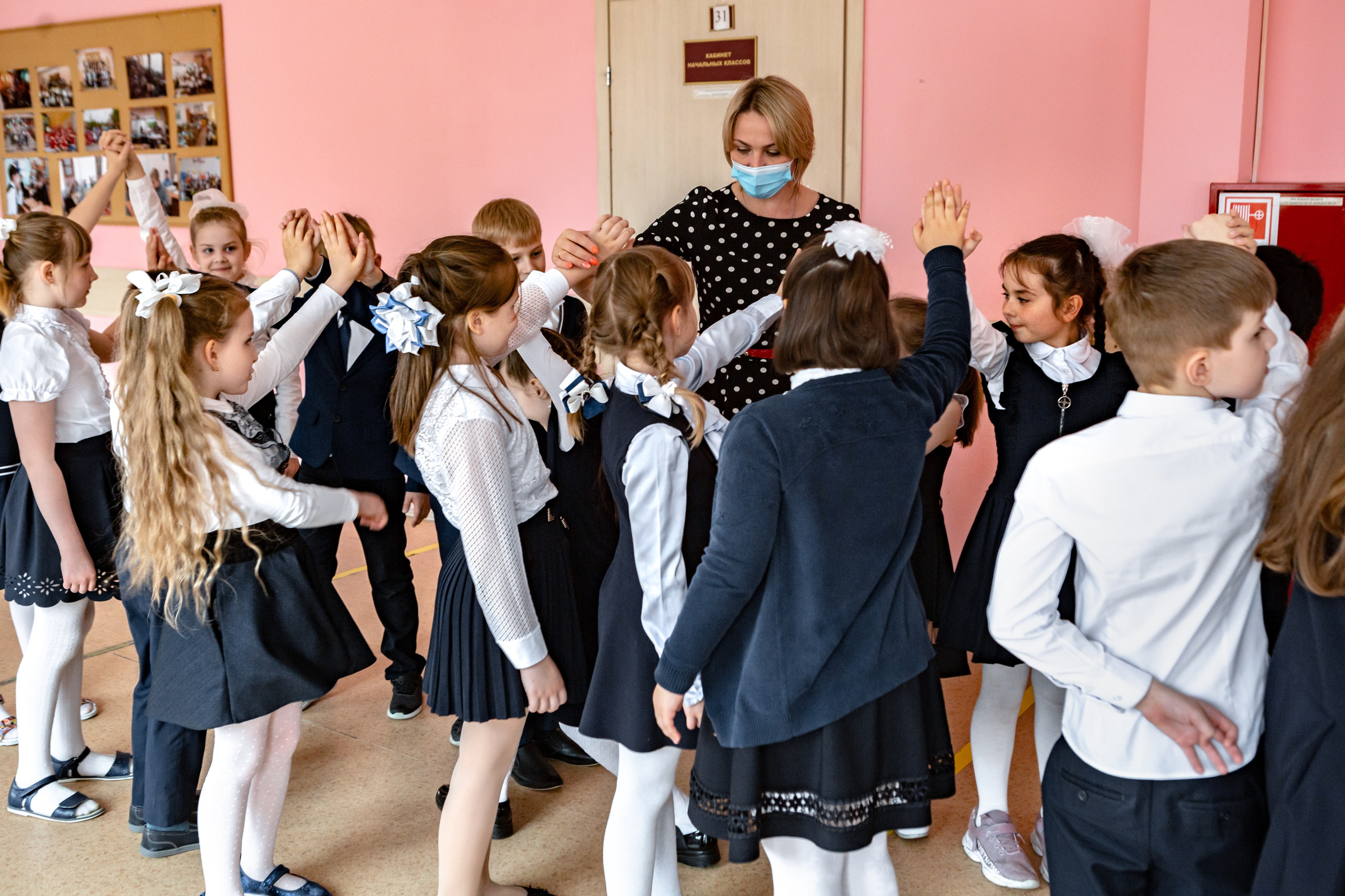 Репортаж в школе на 1 сентября. GagarinProArt