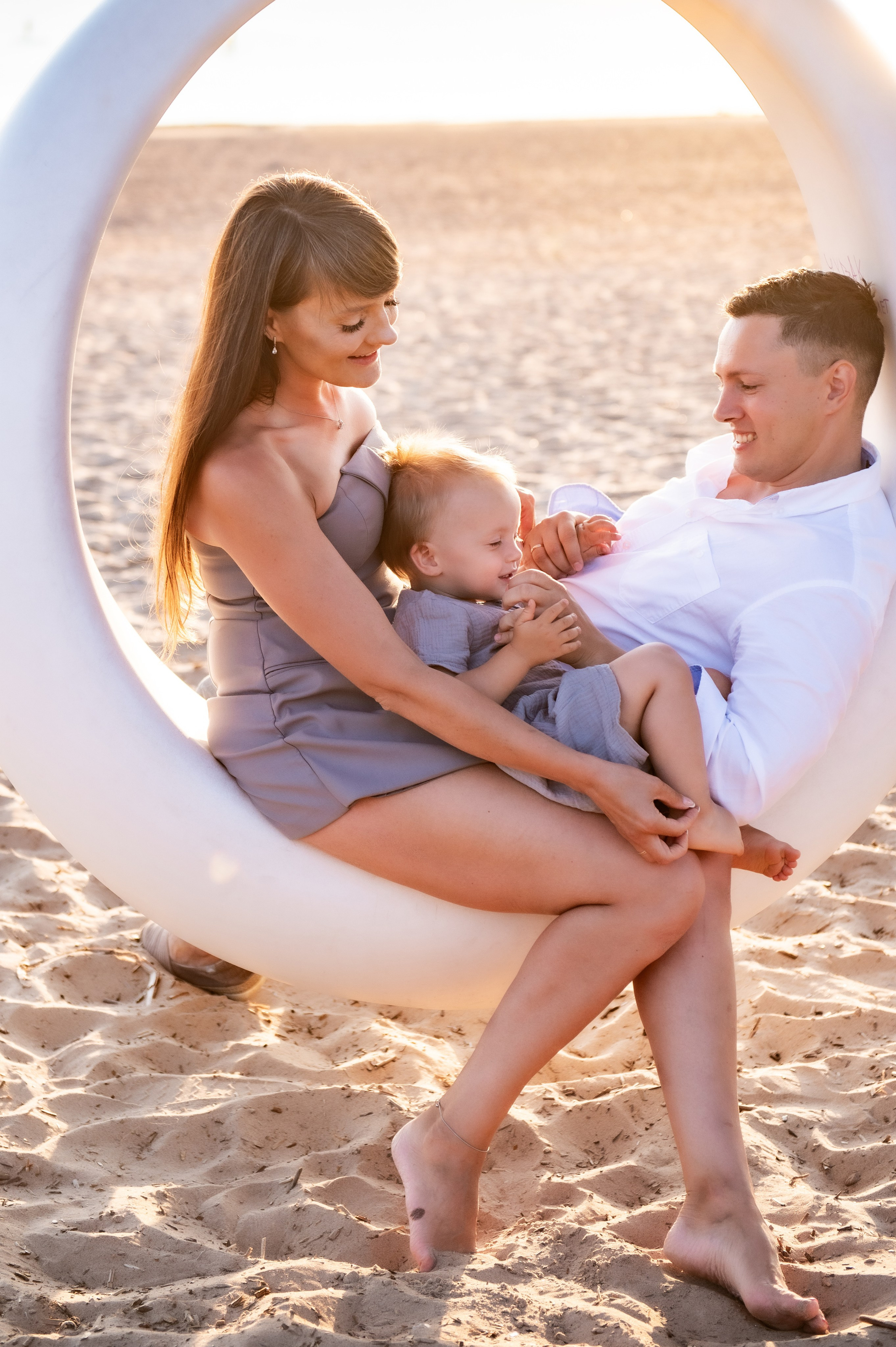 Семейная съемка на пляже. Свадебный и семейный фотограф в Санкт-Петербурге — Мария Черепанова