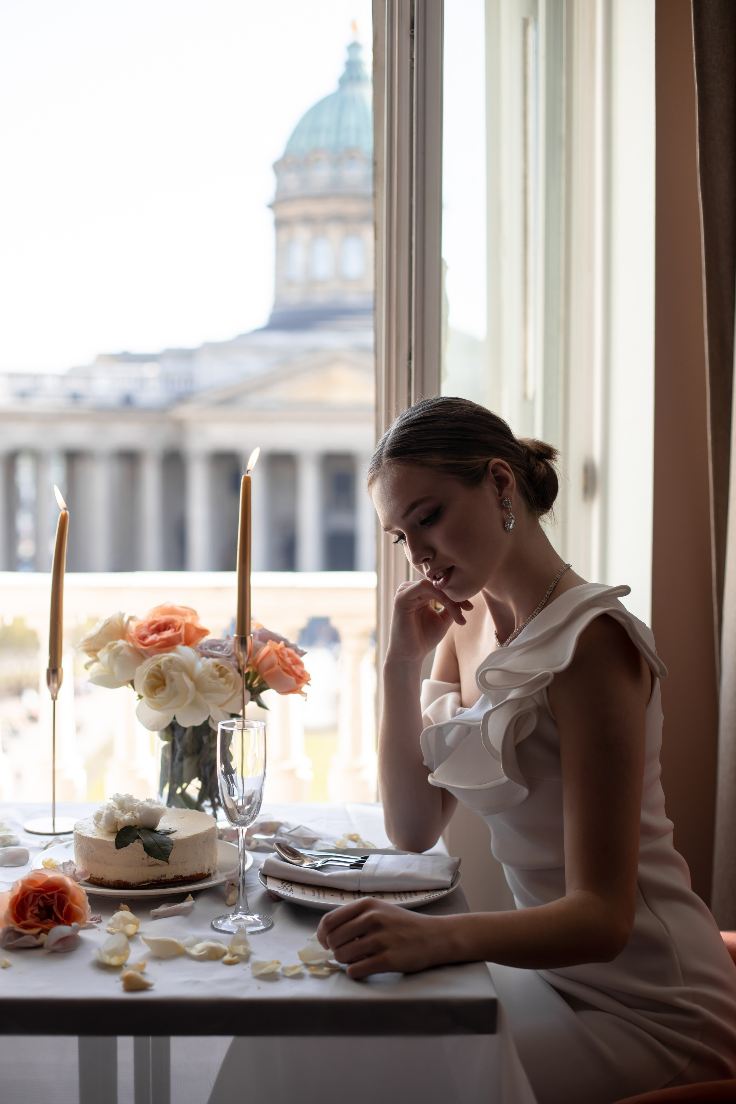 С видом на Казанский собора. Свадебный и семейный фотограф в Москве Диана Левченко