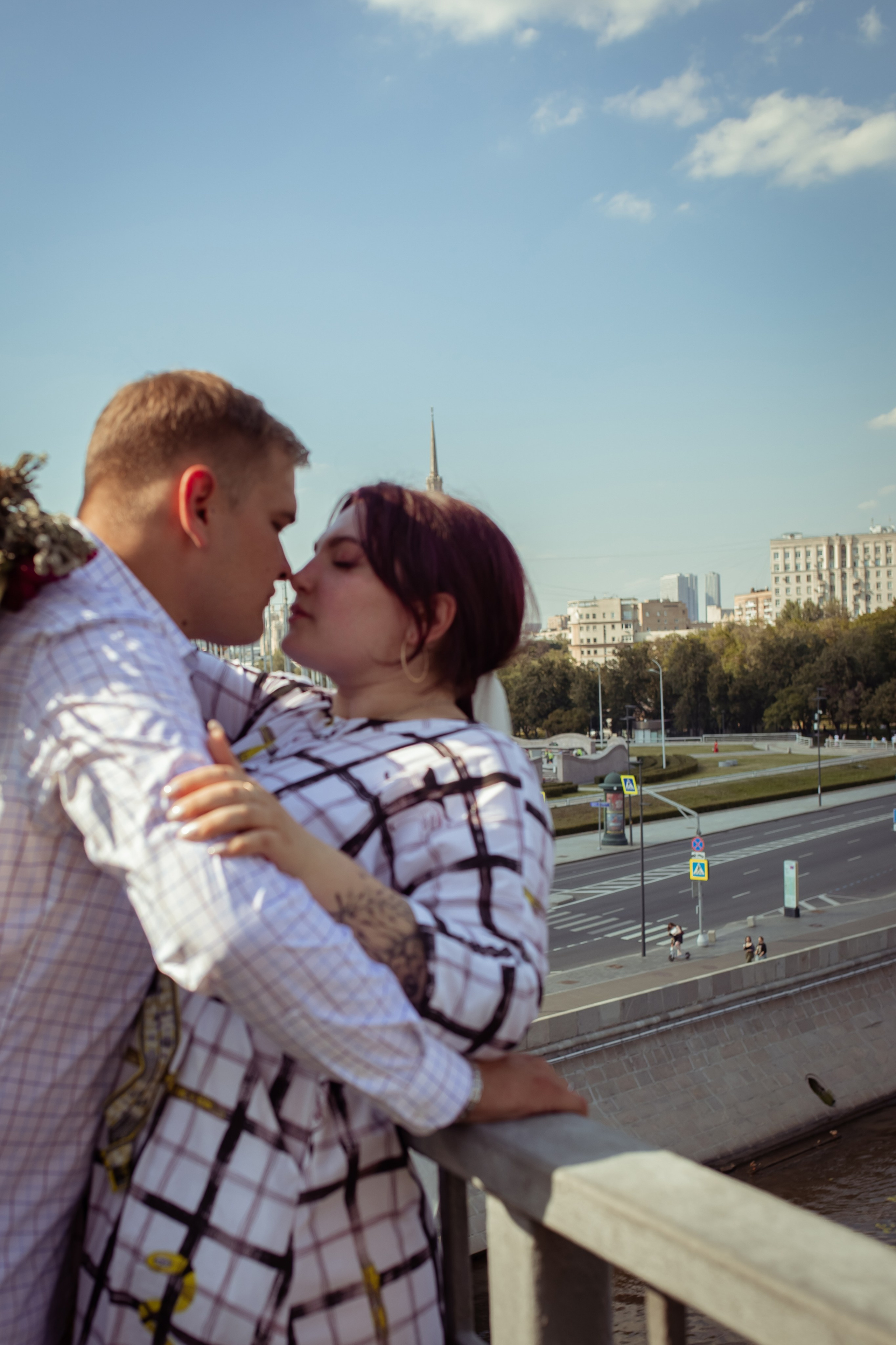 Светлана и Дмитрий. Прогулка после ЗАГСа. Семейный и детский фотограф в Москве Дорогова Екатерина