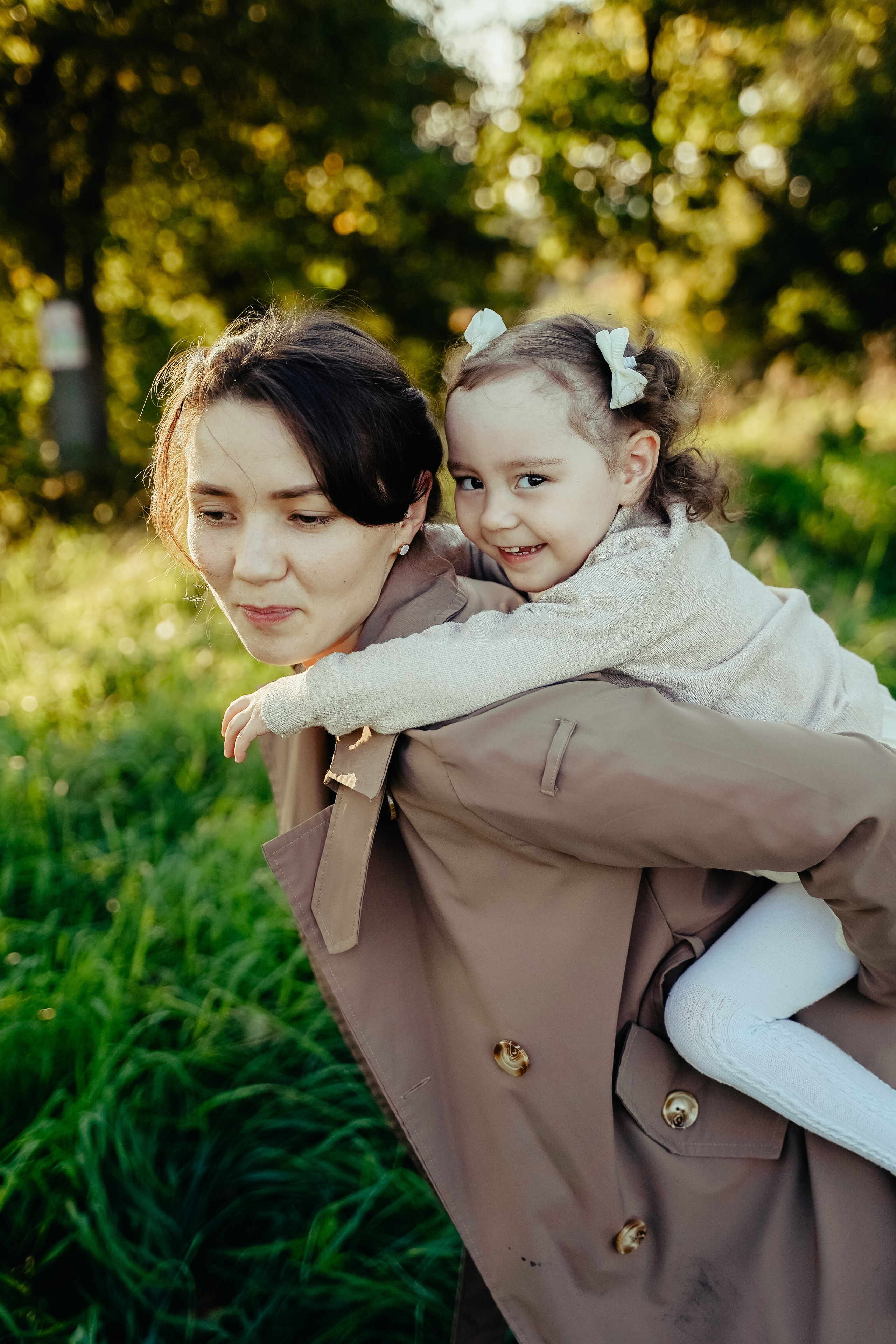 Мама и Дочка Осенняя фотосъемка
