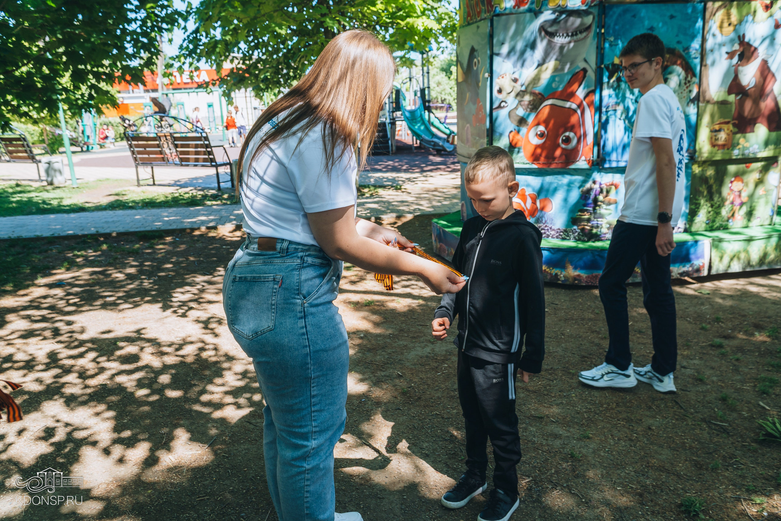 «Георгиевская ленточка». Новотитаровский Дом культуры