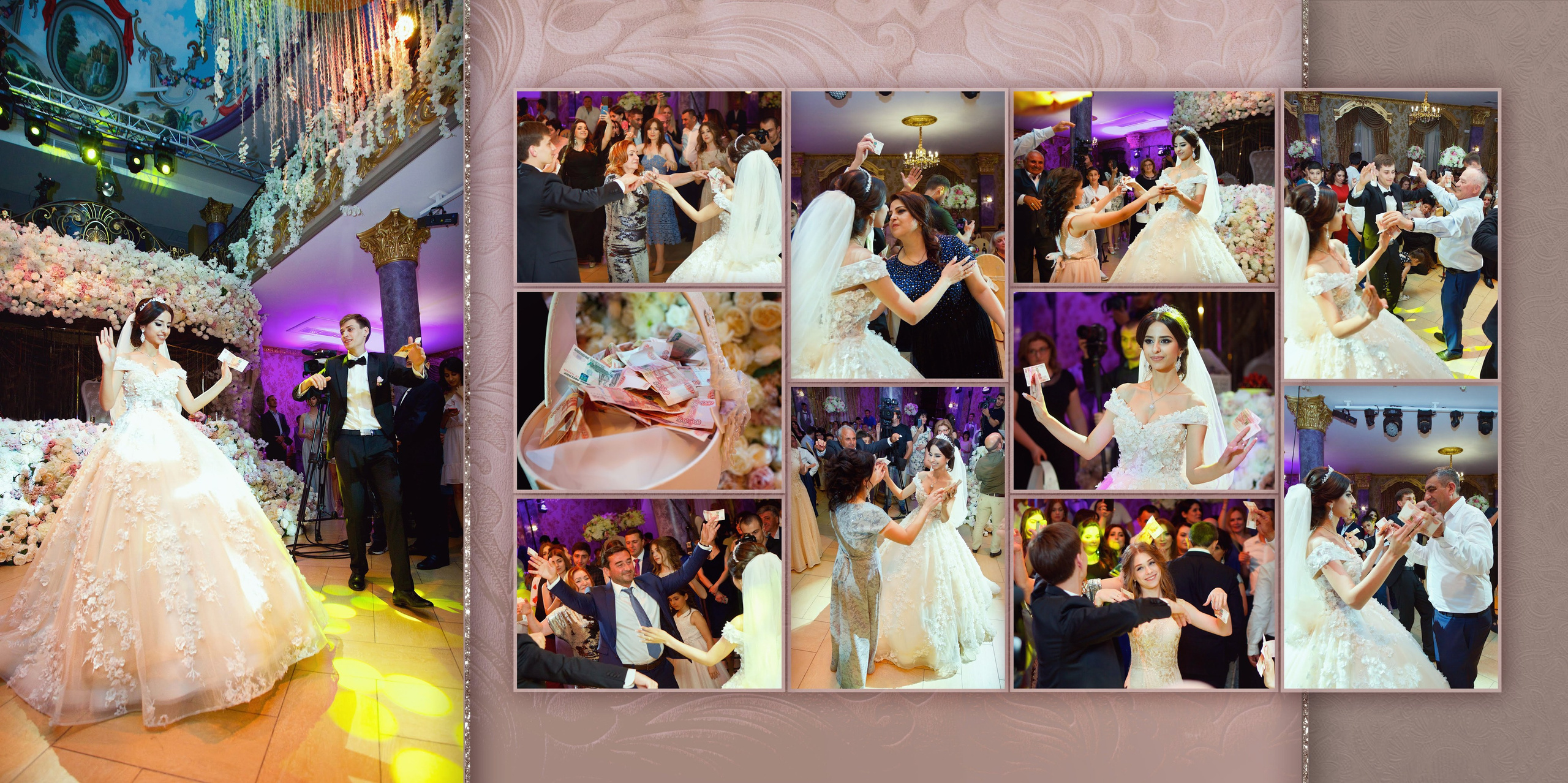 Свадебная фотокнига. Фотограф Кирсанова Наталия. Фотохудожник Наталия Кирсанова