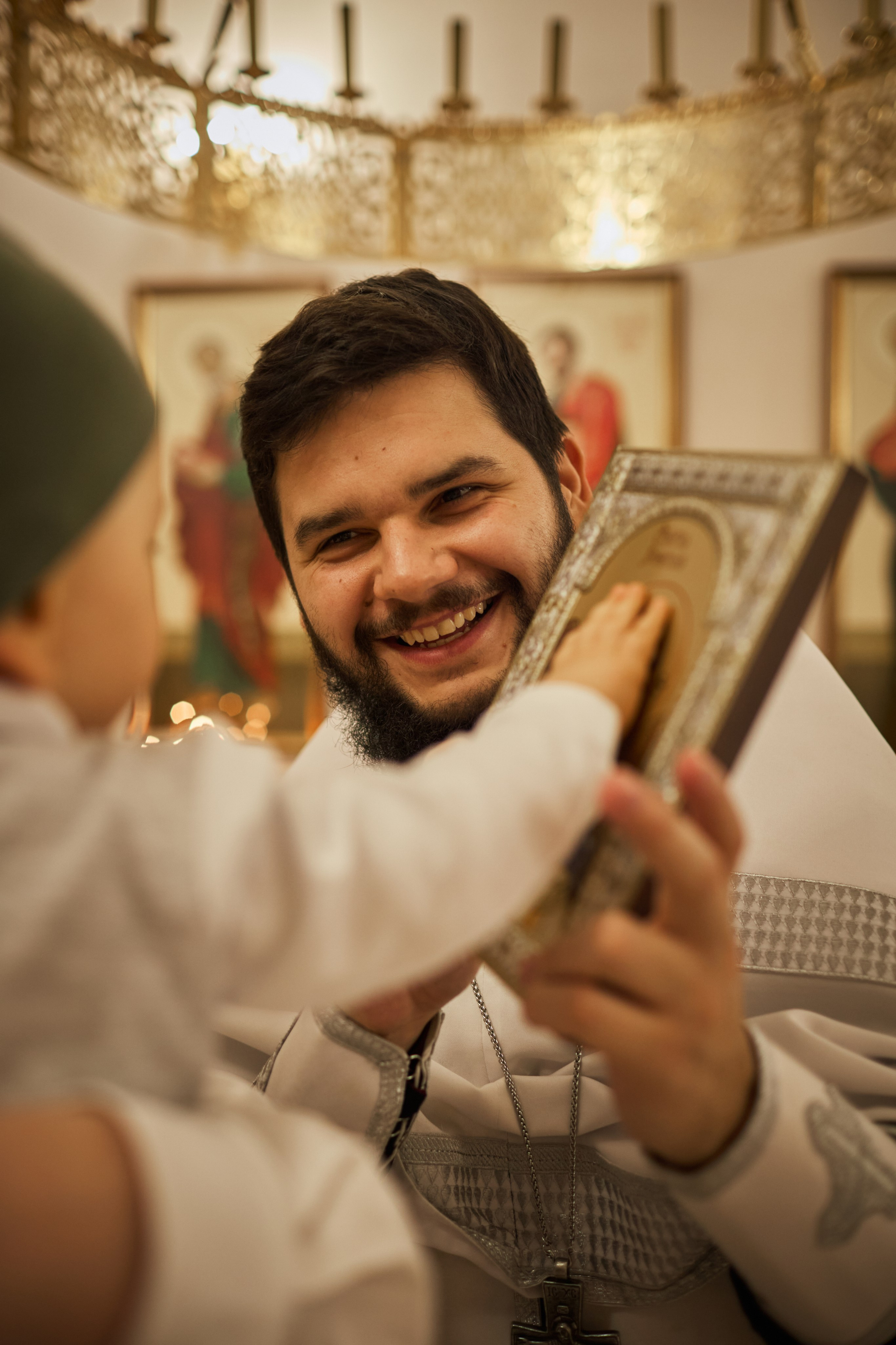 Таинство Крещения. Фотограф Москва|Ясенево Яна Новокрещенных