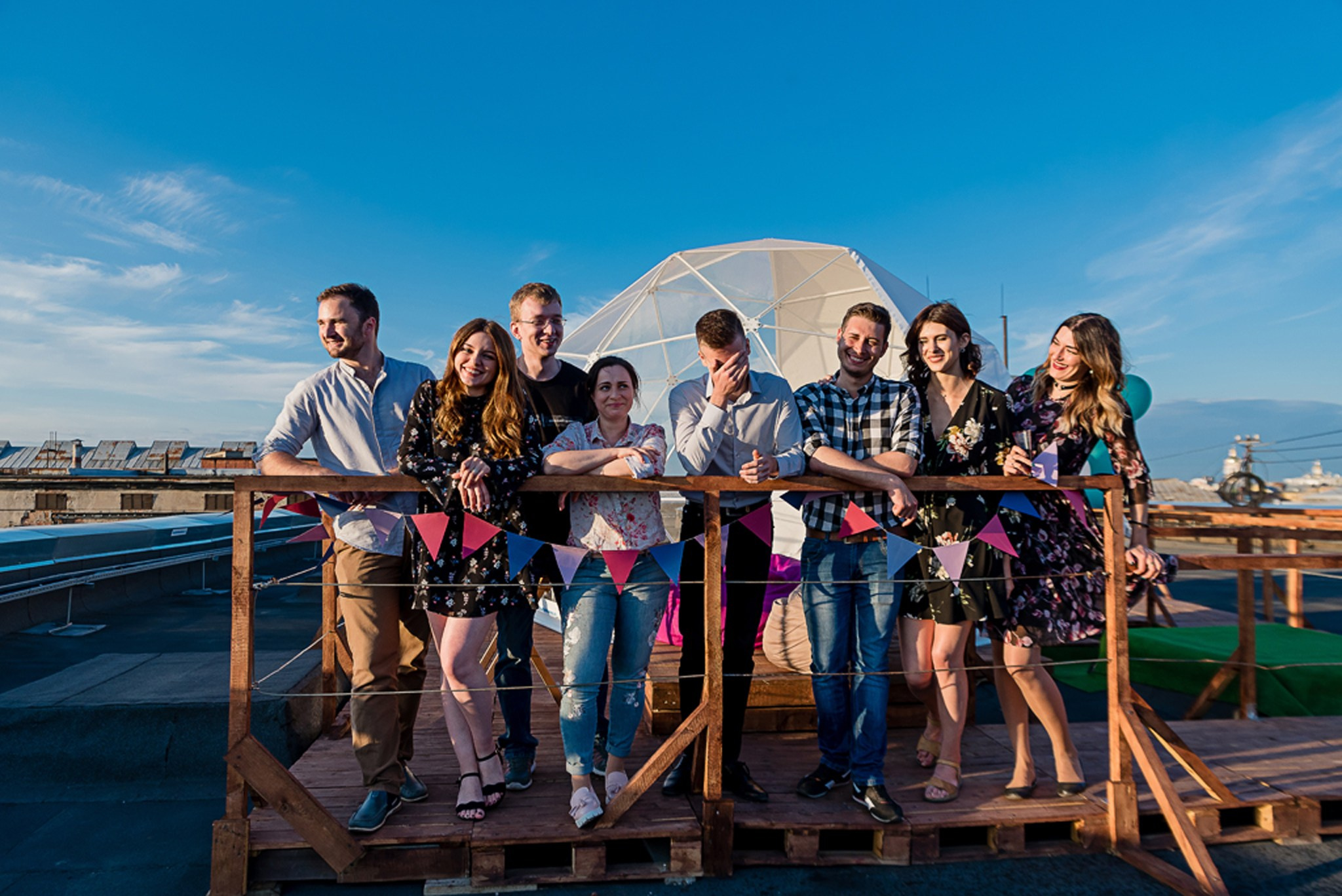 Вечеринка на крыше. Свадебный и семейный фотограф из Санкт-Петербурга Климов Анатолий