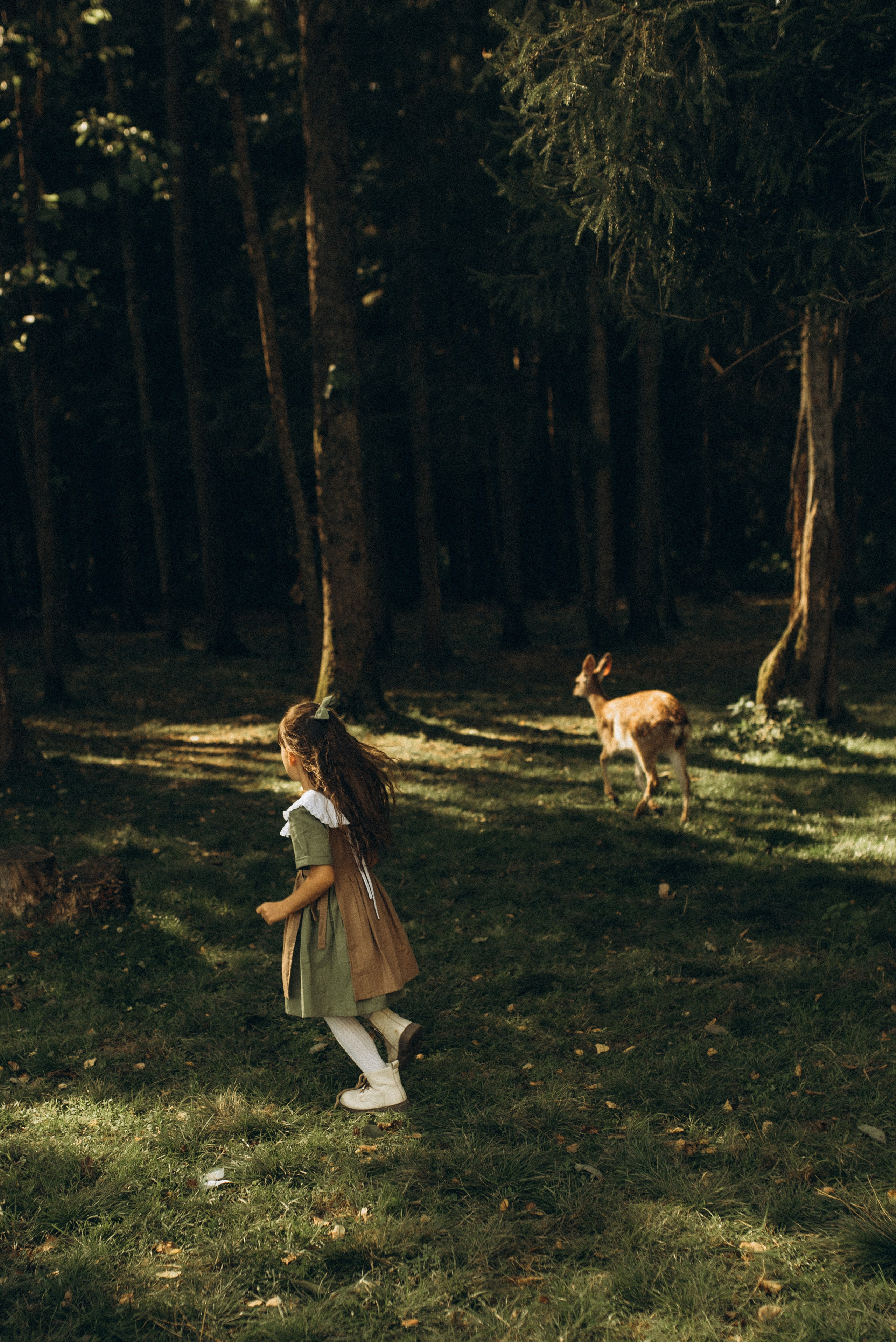 Прогулка к оленям. Семейный фотограф в Москве Екатерина Север