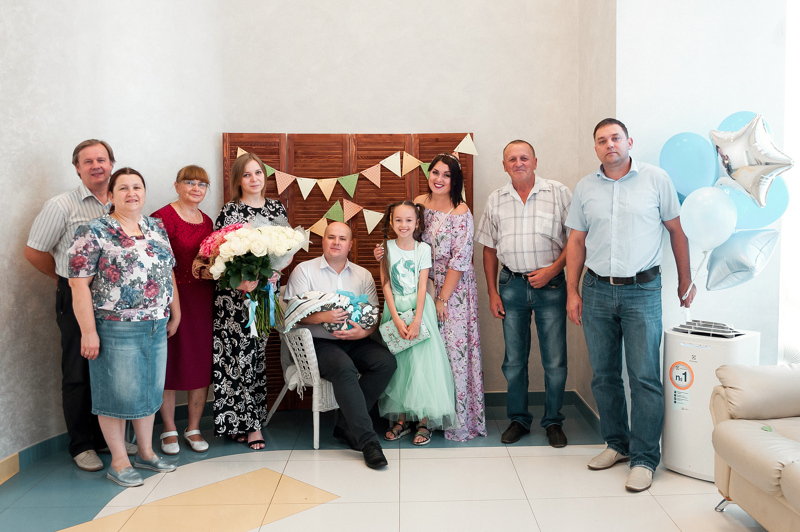 Выписка из роддома. Июль, 2019