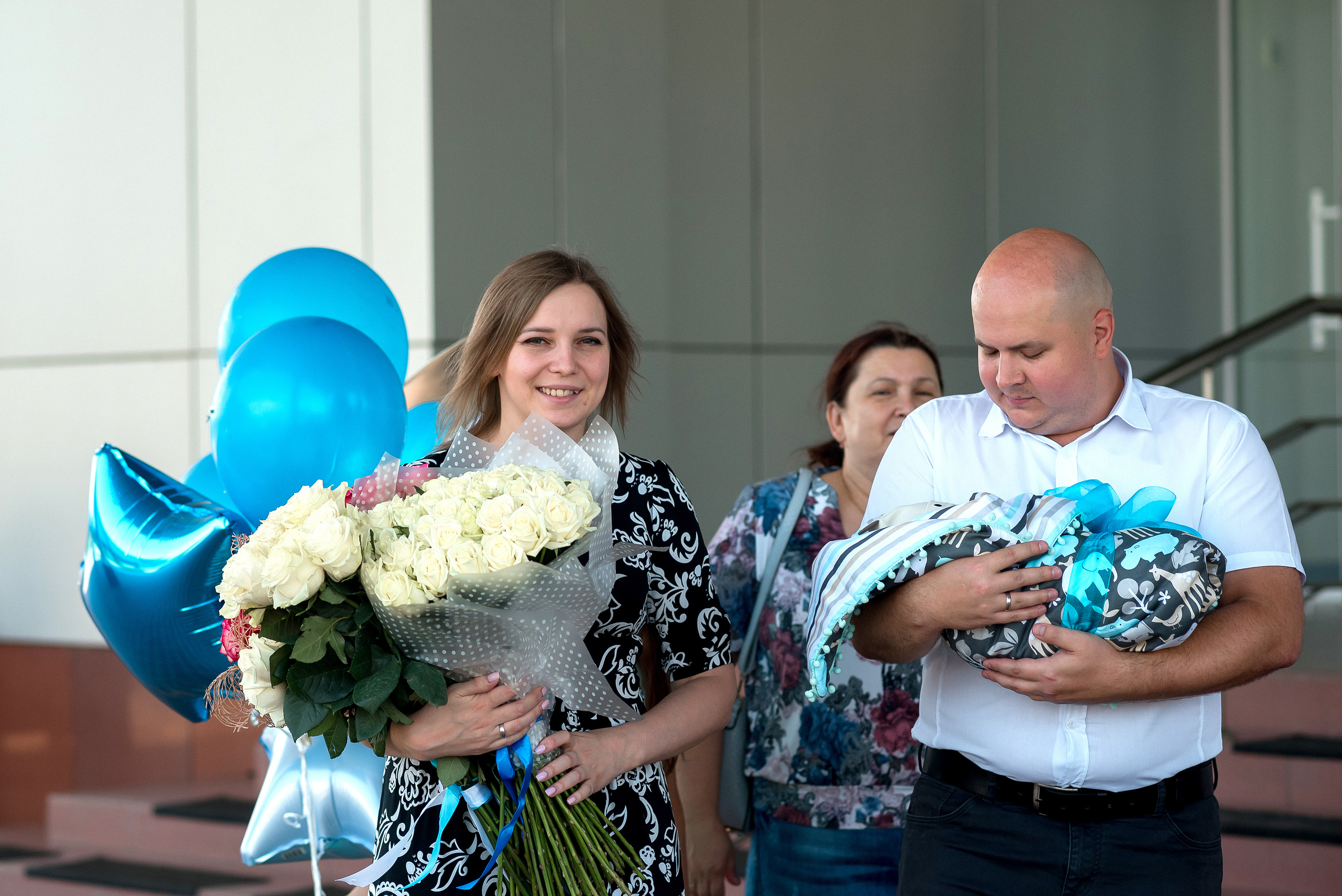 Выписка из роддома. Июль, 2019