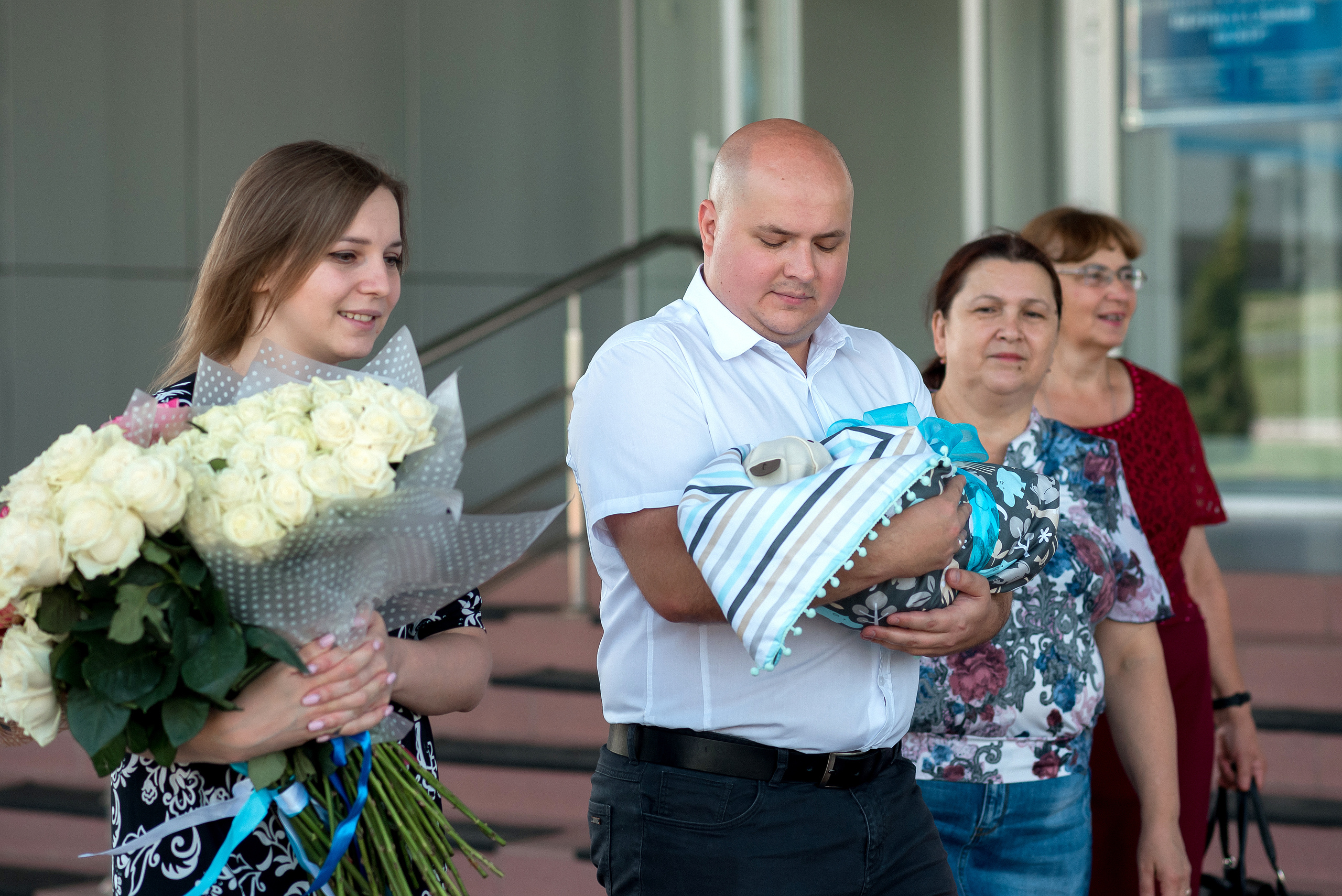 Выписка из роддома. Июль, 2019