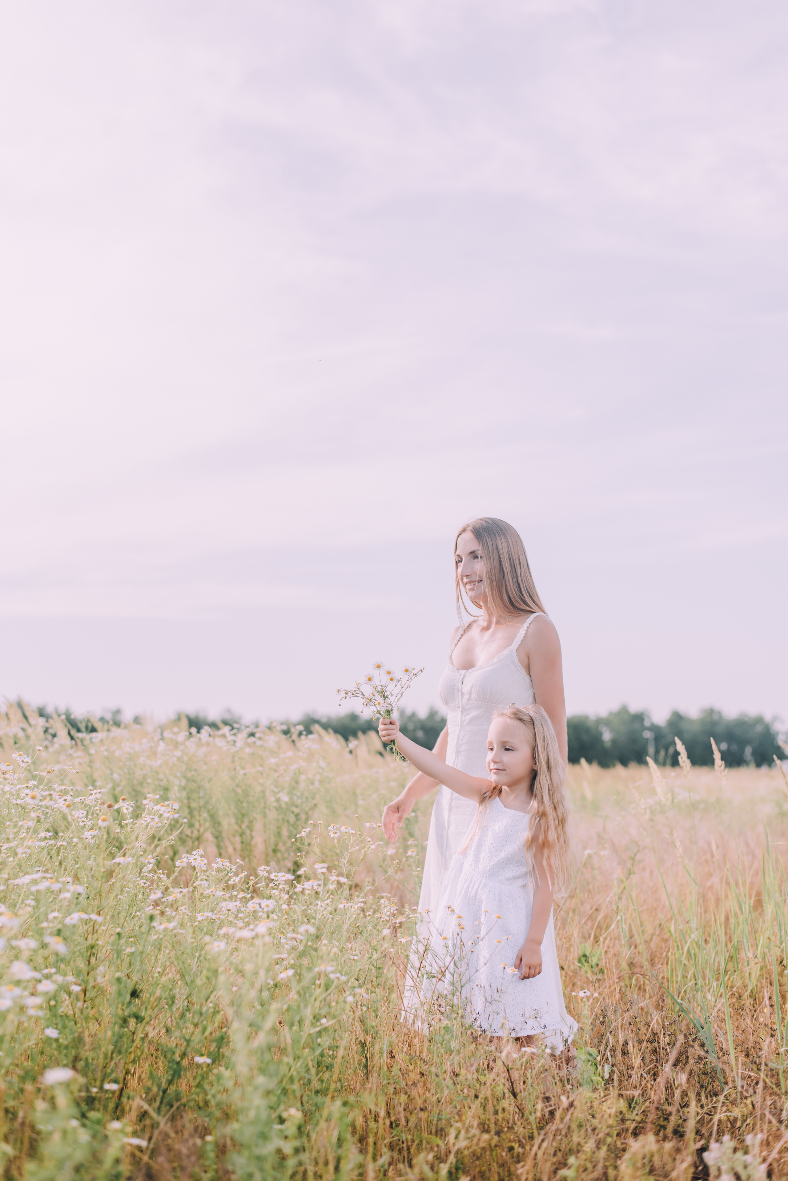 Ромашковая история Марии и Алисы. Фотограф в Краснодаре Зеленкина Дарья
