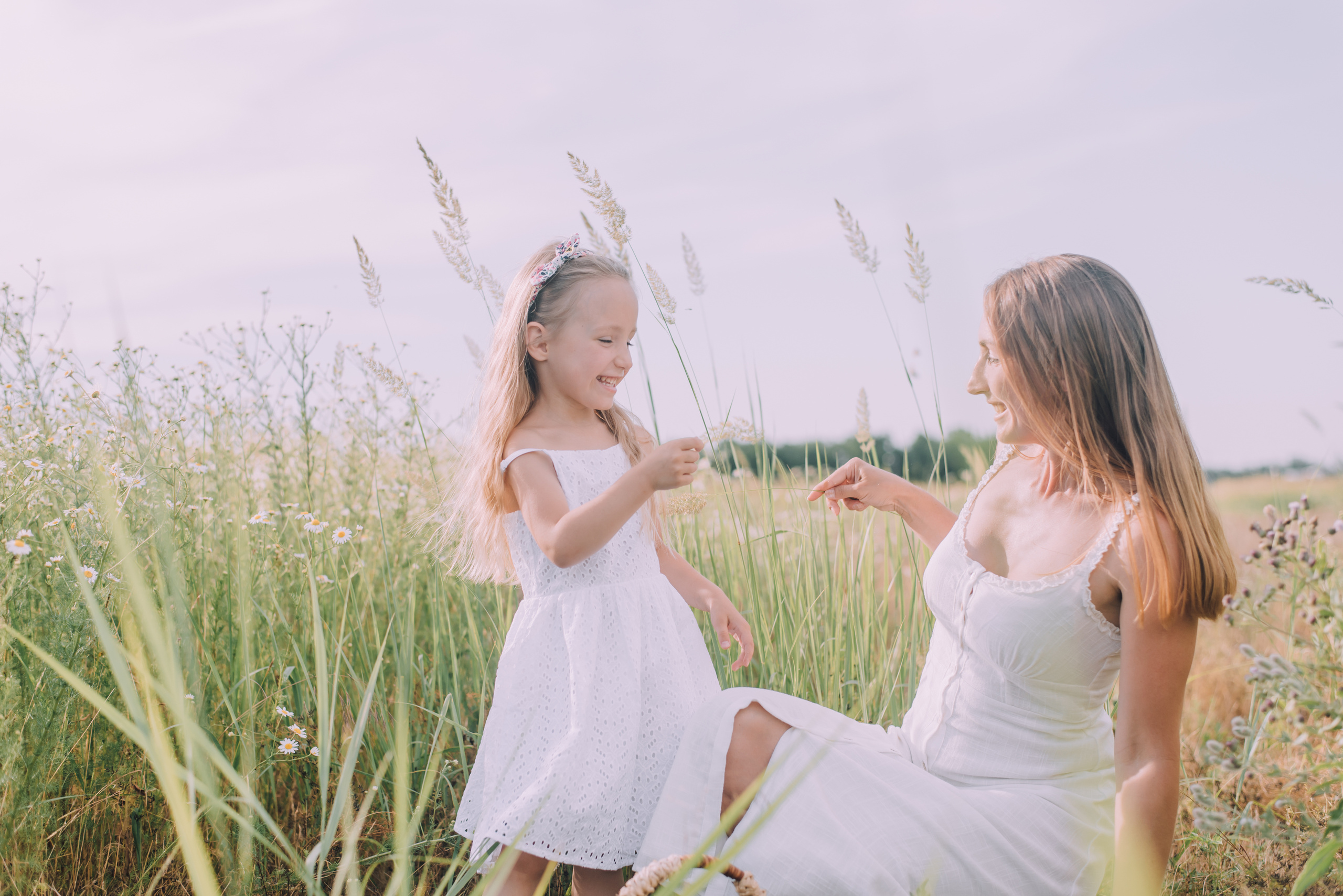 Ромашковая история Марии и Алисы. Фотограф в Краснодаре Зеленкина Дарья