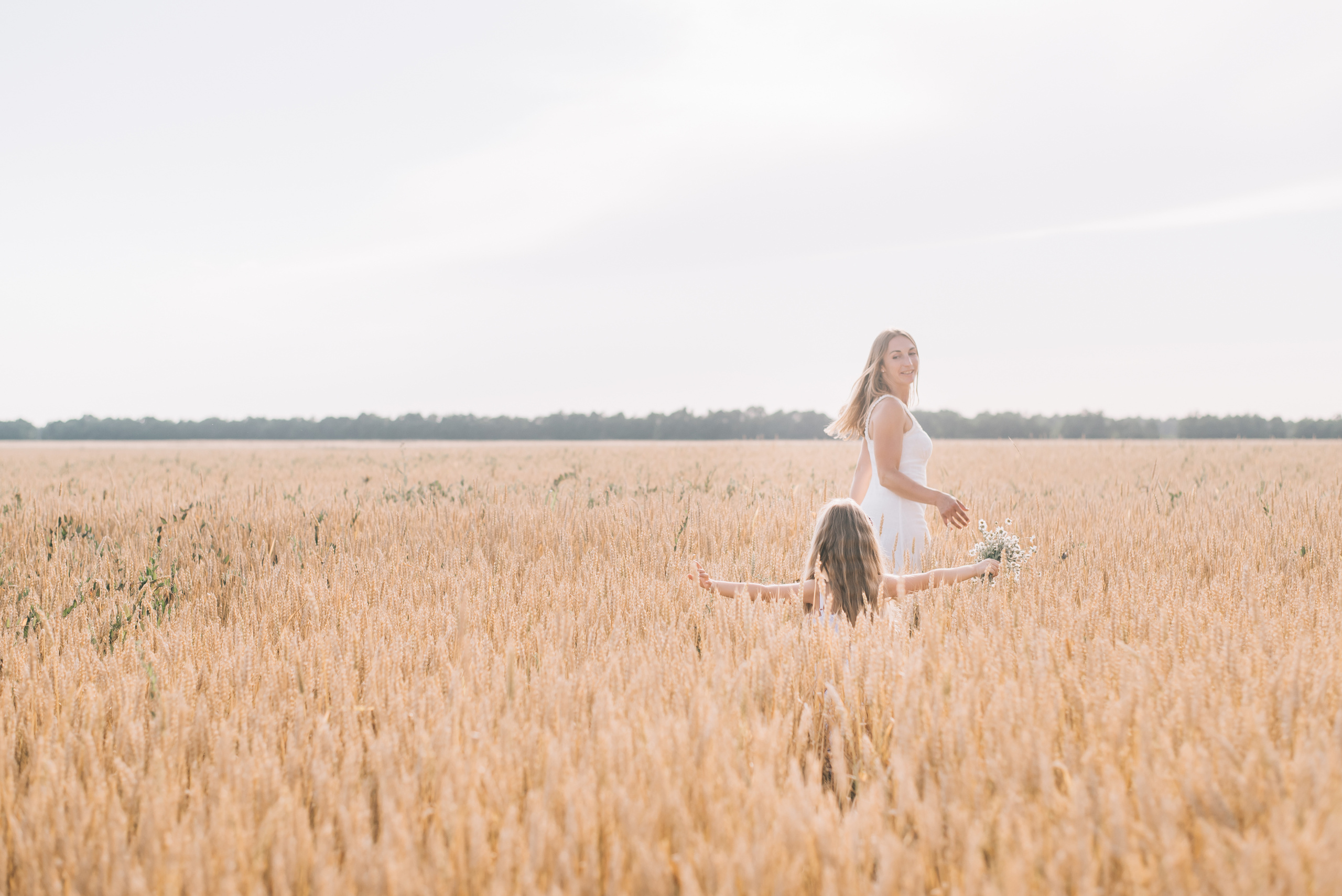 Ромашковая история Марии и Алисы. Фотограф в Краснодаре Зеленкина Дарья