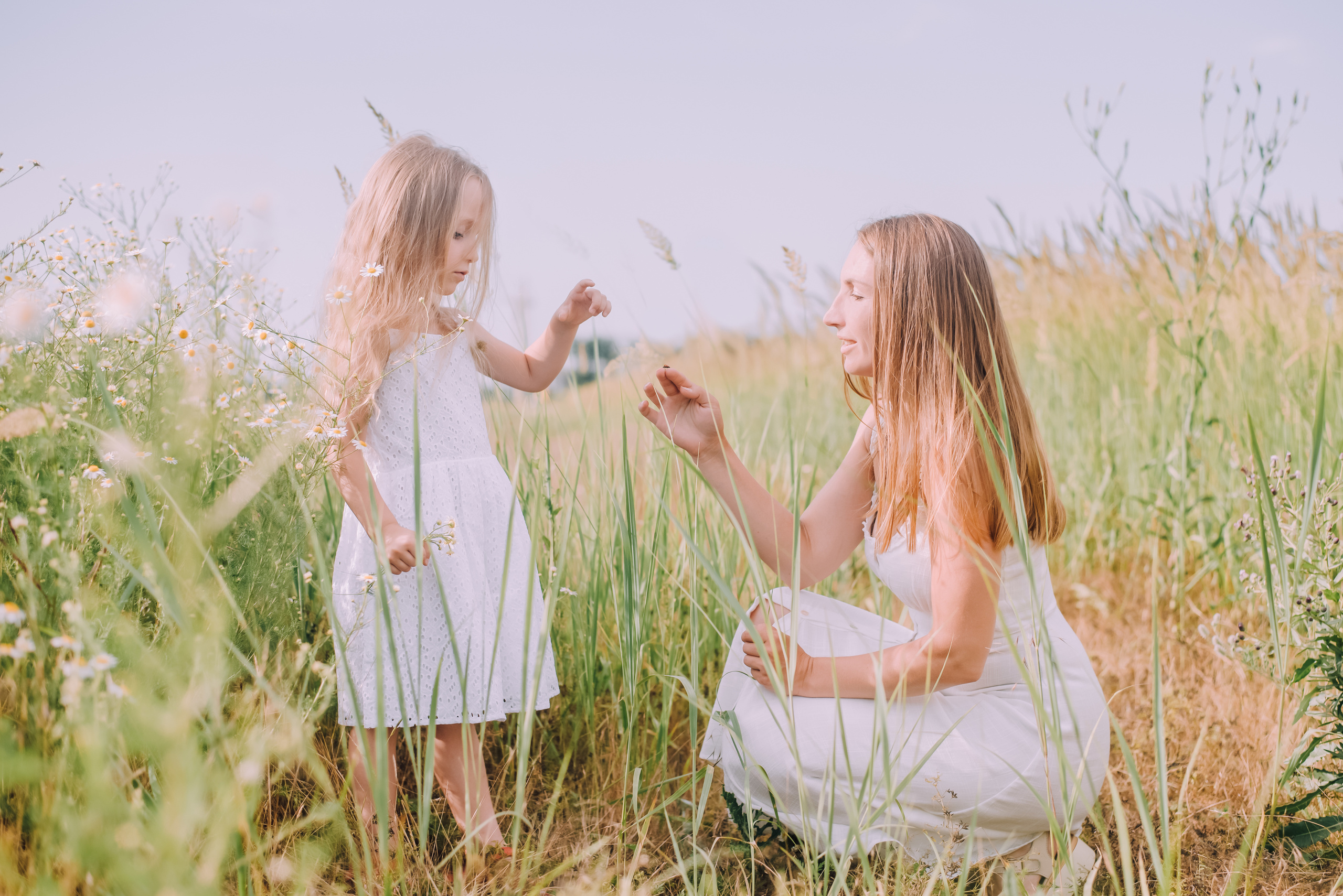 Ромашковая история Марии и Алисы. Фотограф в Краснодаре Зеленкина Дарья