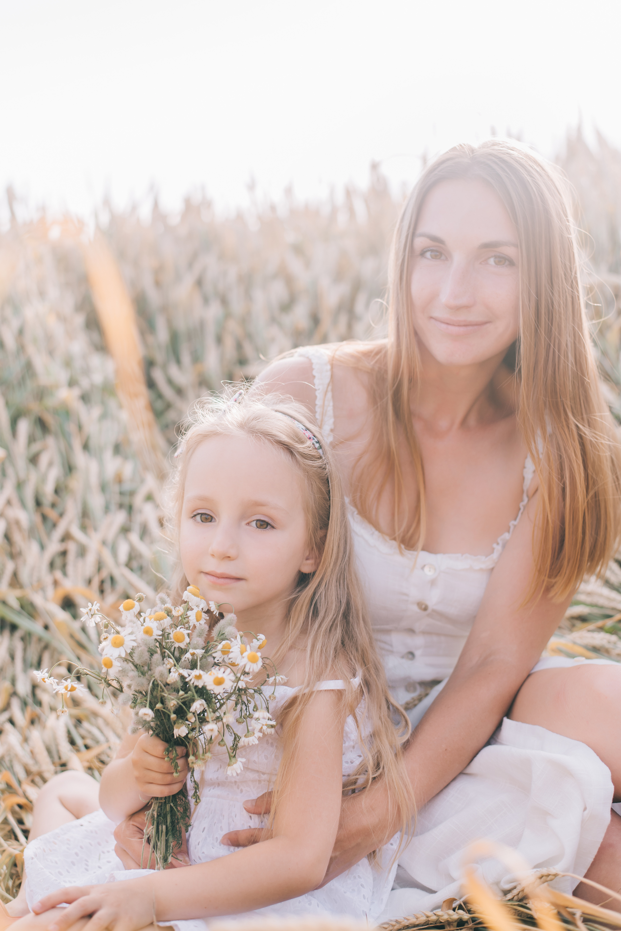 Ромашковая история Марии и Алисы. Фотограф в Краснодаре Зеленкина Дарья