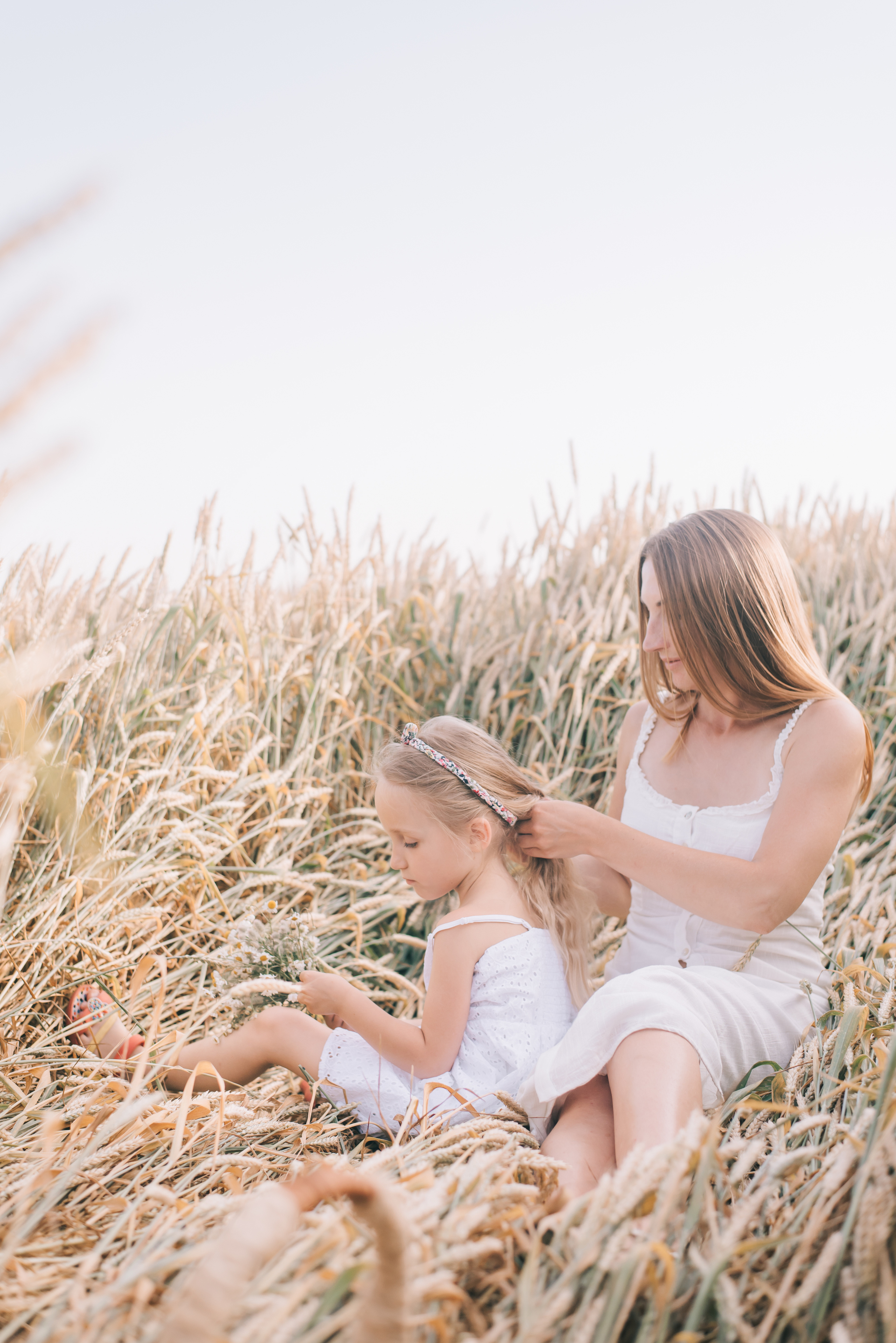 Ромашковая история Марии и Алисы. Фотограф в Краснодаре Зеленкина Дарья
