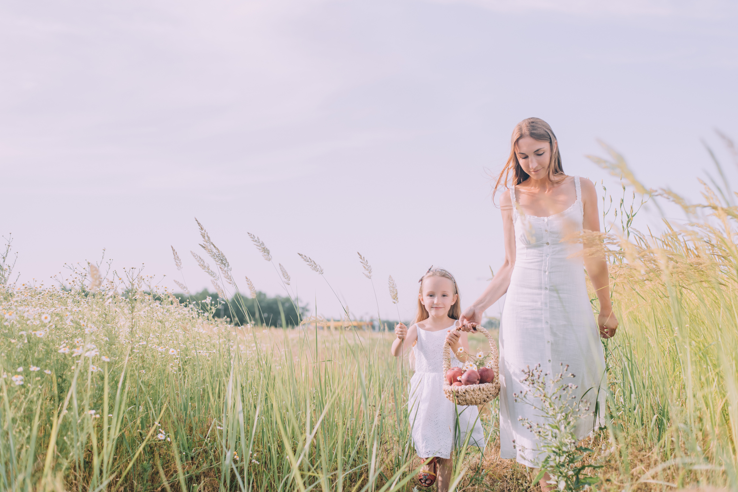 Ромашковая история Марии и Алисы. Фотограф в Краснодаре Зеленкина Дарья