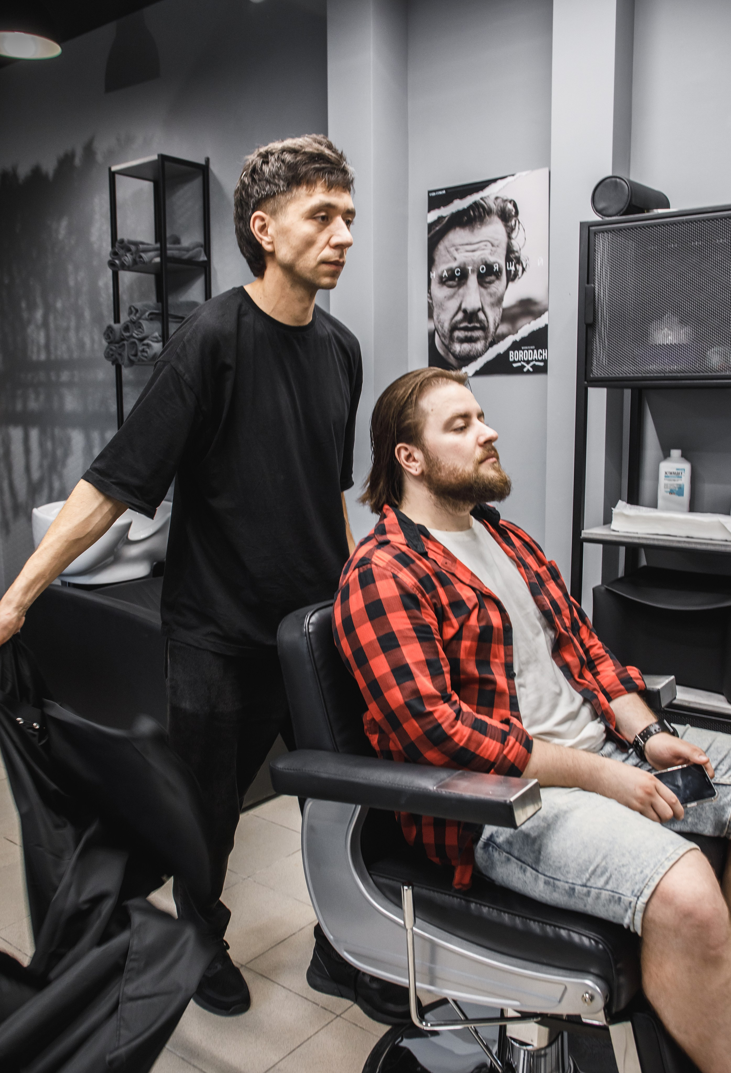 Открытие еще одного салона сети BARBERSHOP BORODACH. Предметный и семейный фотограф в Санкт-Петербурге Катерина Стеклова