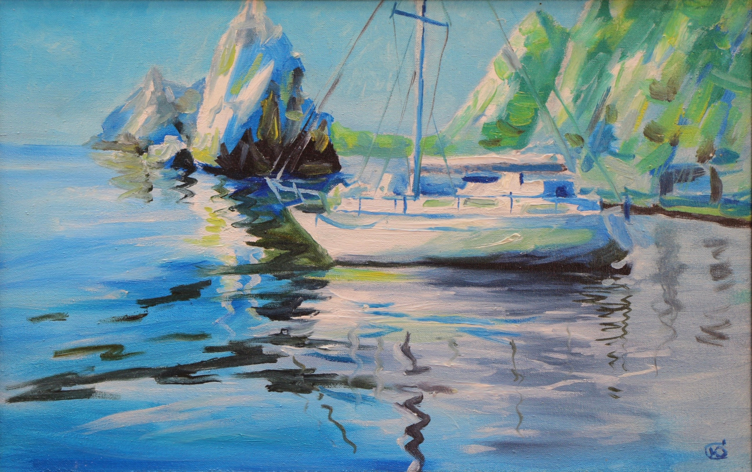 Морские пейзажи. Продажа картин маслом на холсте в г. Ялта