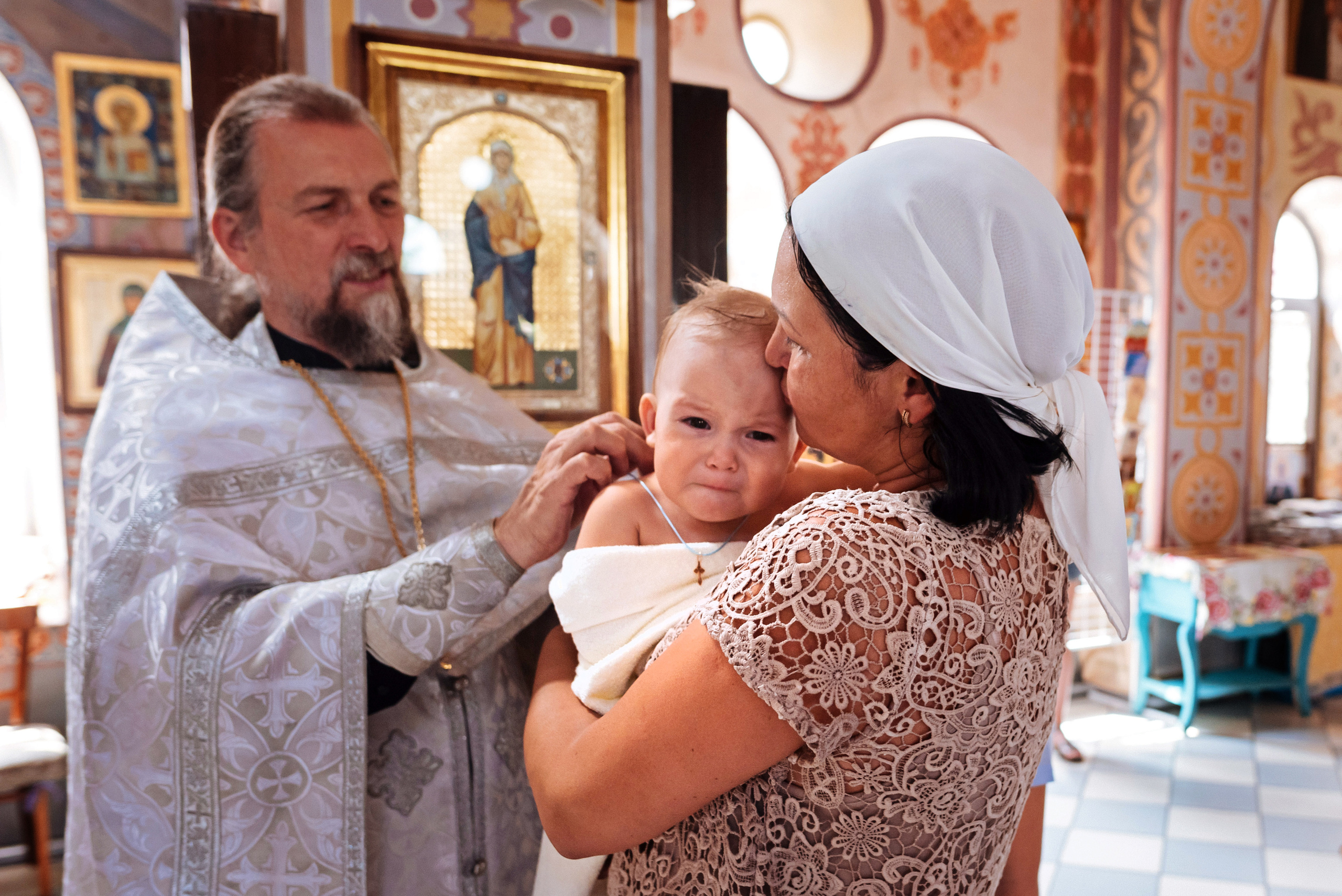 Крещение Артемий. Детский и семейный фотограф выпускной альбом Приморско-Ахтарск