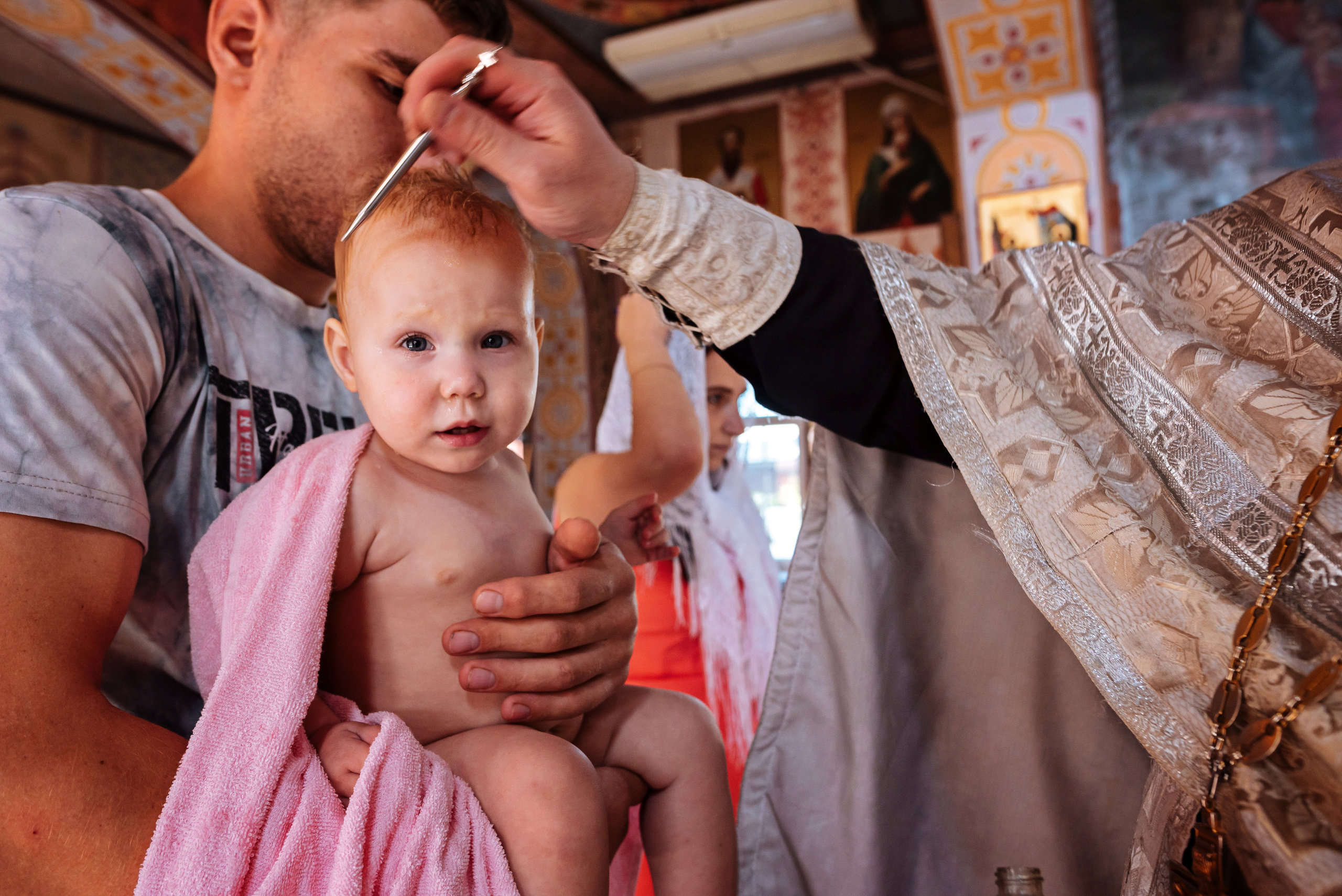 Крещение Викули. Детский и семейный фотограф выпускной альбом Приморско-Ахтарск