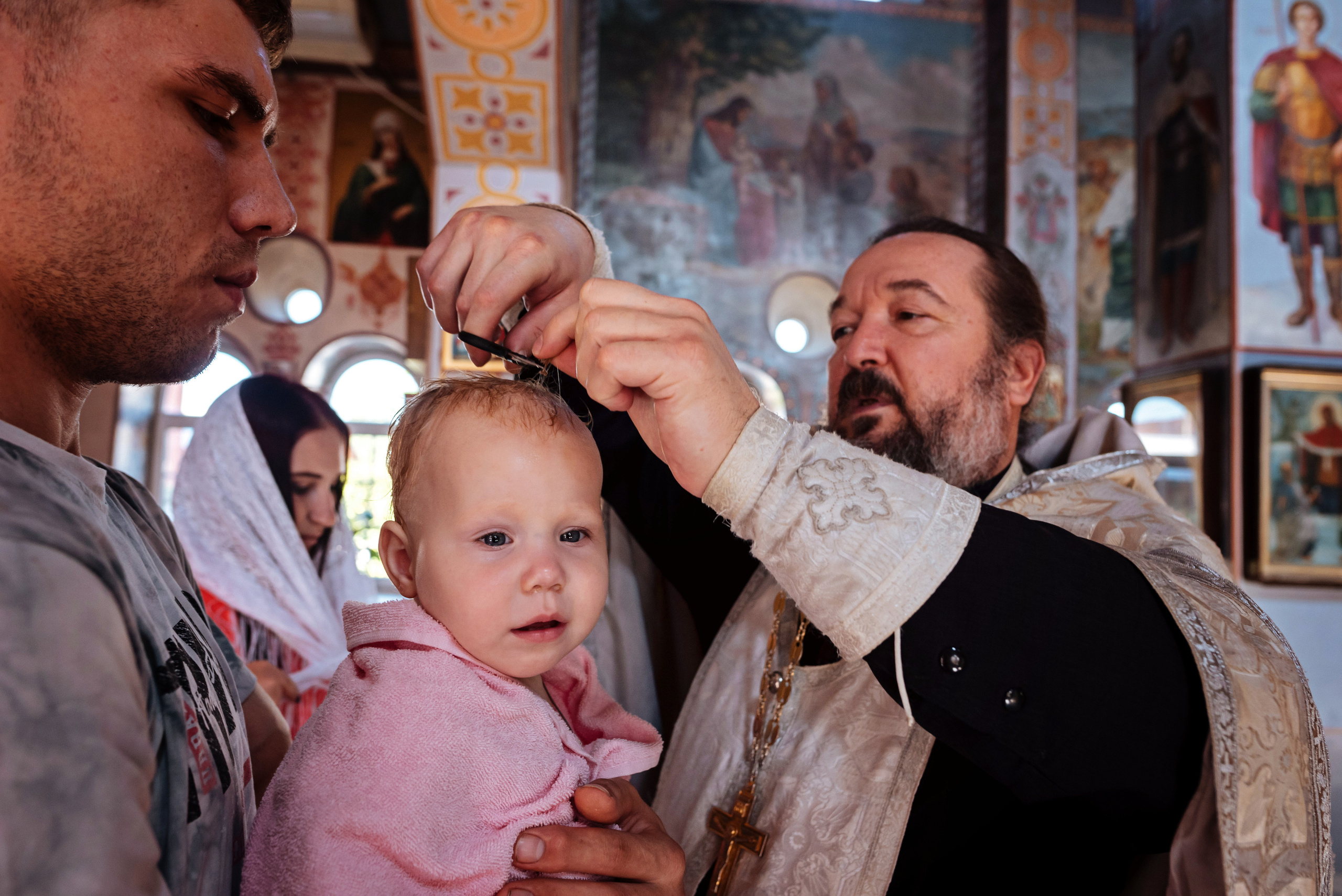 Крещение Викули. Детский и семейный фотограф выпускной альбом Приморско-Ахтарск