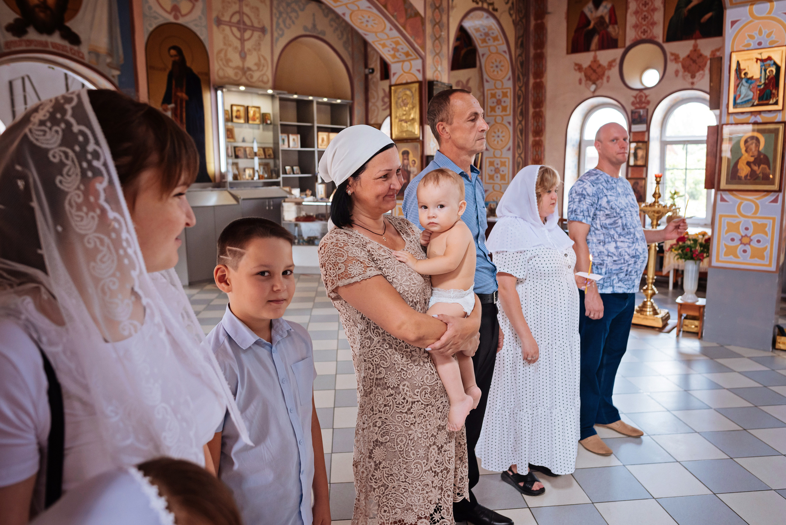 Крещение Артемий. Детский и семейный фотограф выпускной альбом Приморско-Ахтарск