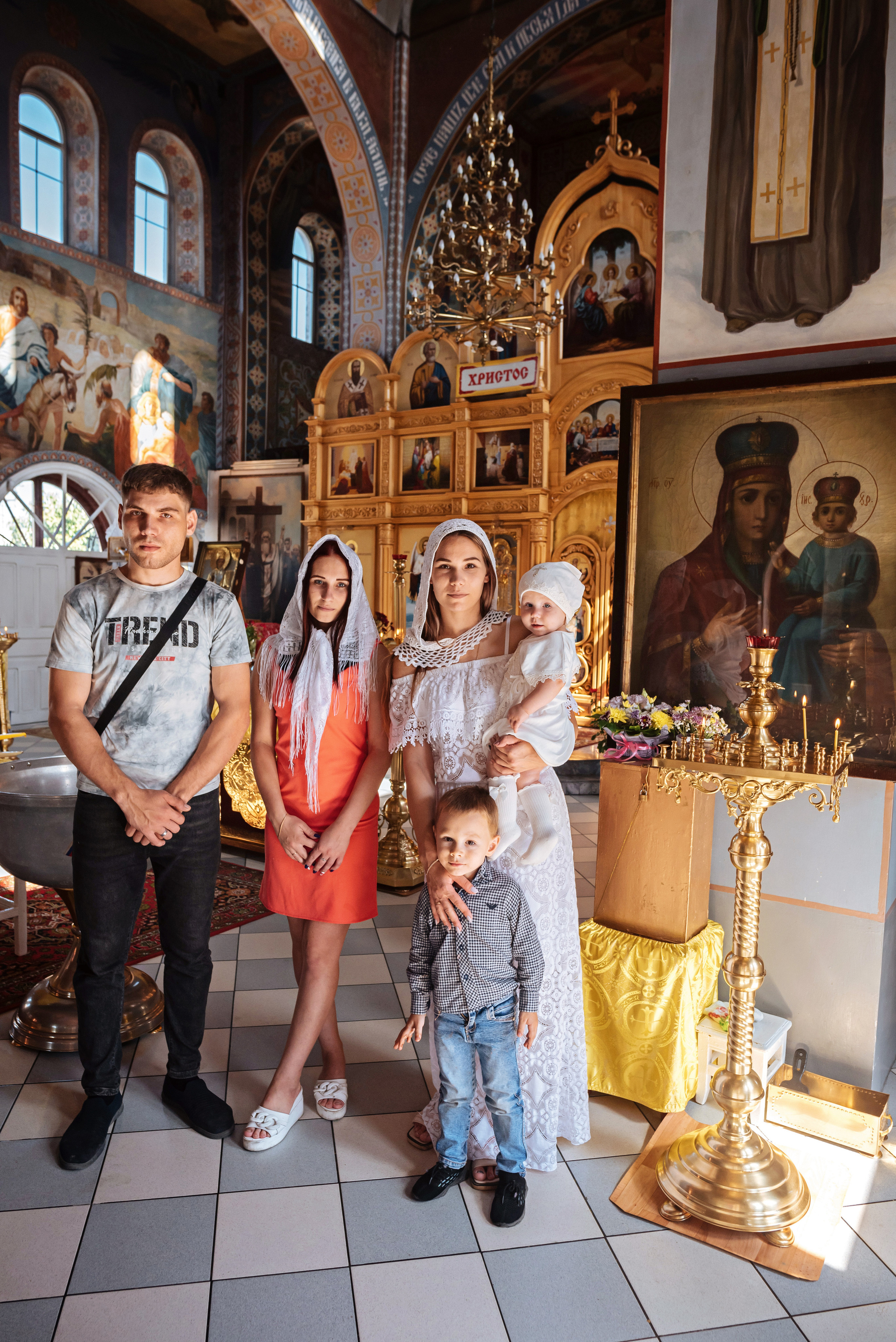 Крещение Викули. Детский и семейный фотограф выпускной альбом Приморско-Ахтарск