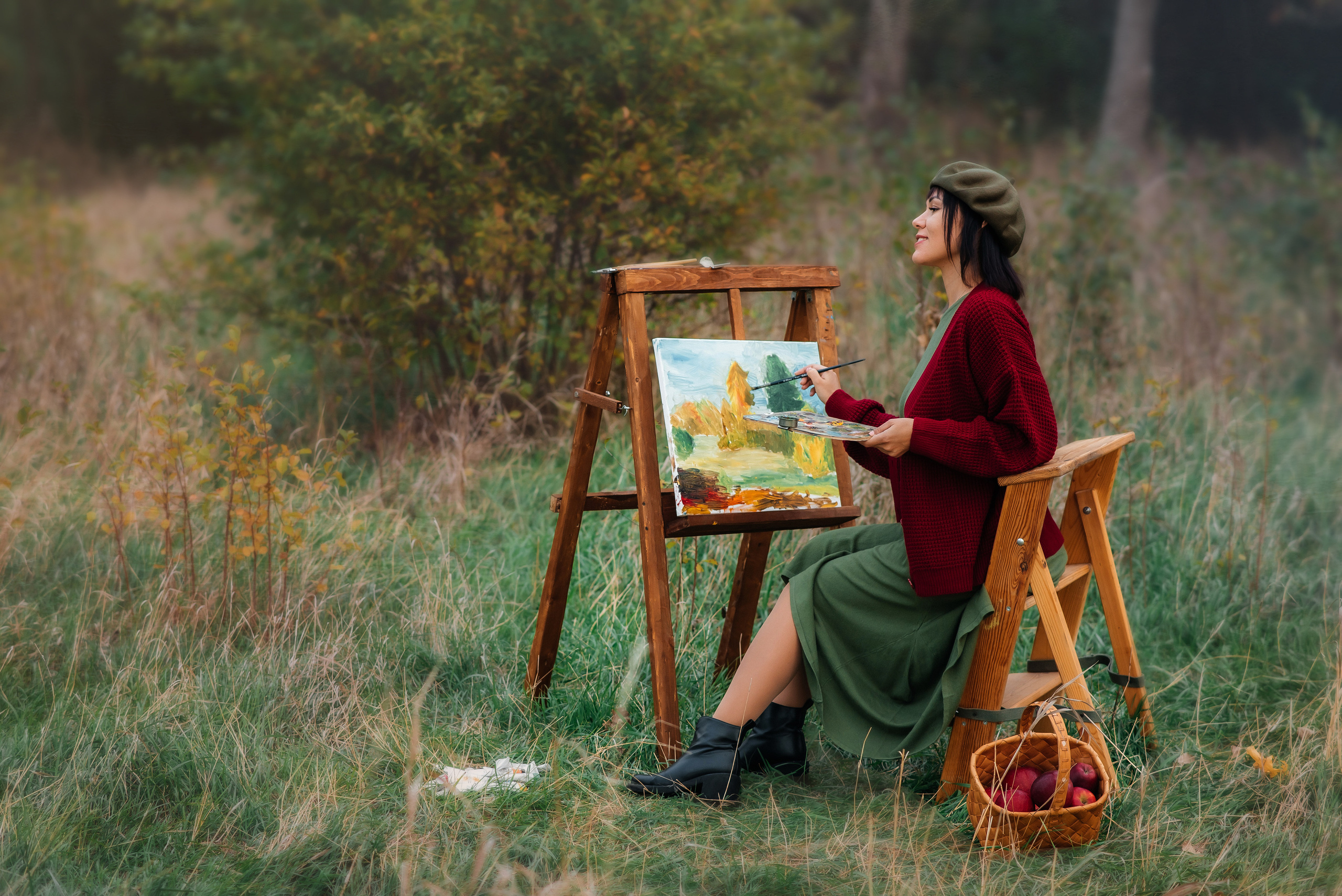 Осень — это сны листопада. Детский и семейный фотограф выпускной альбом Приморско-Ахтарск