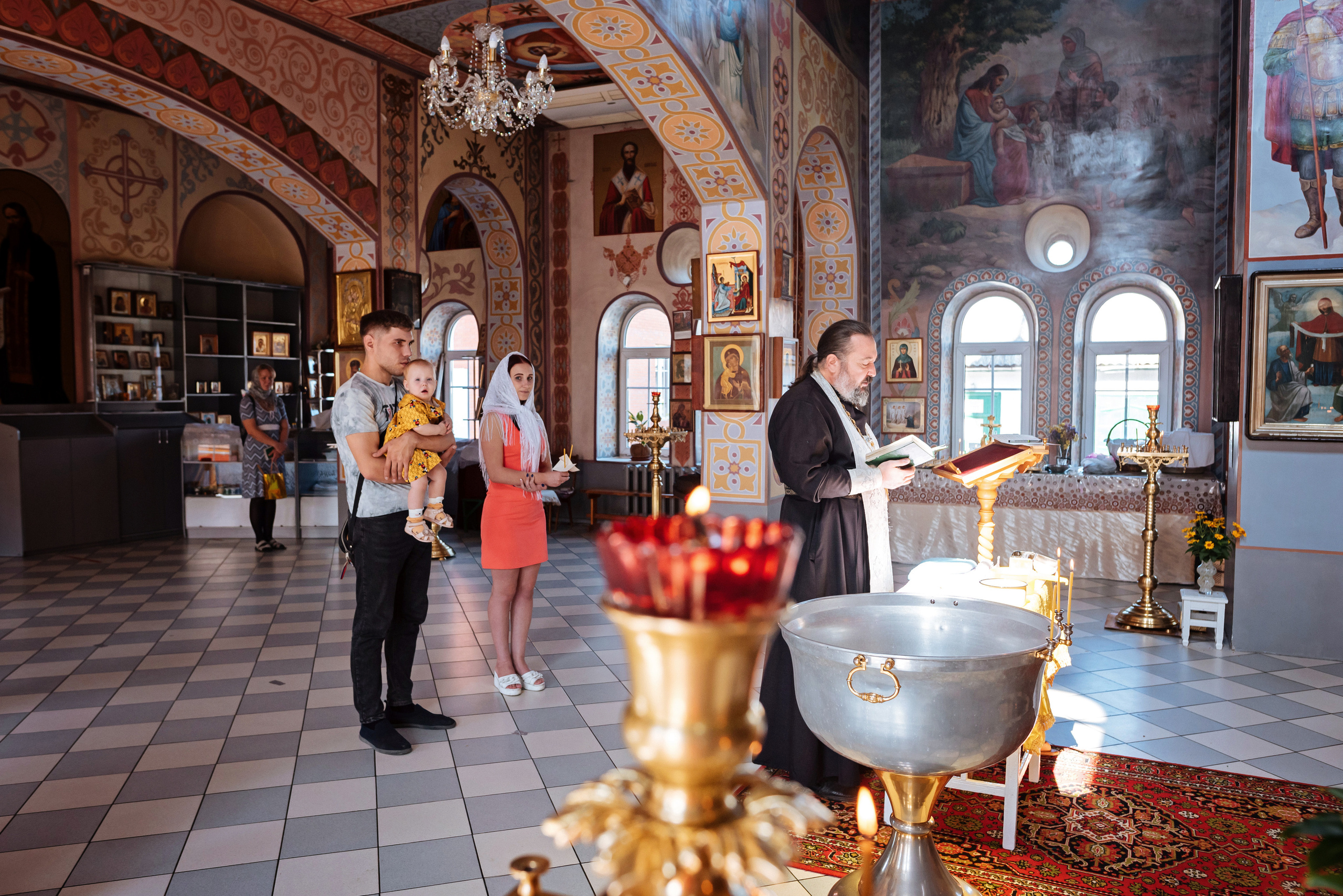 Крещение Викули. Детский и семейный фотограф выпускной альбом Приморско-Ахтарск