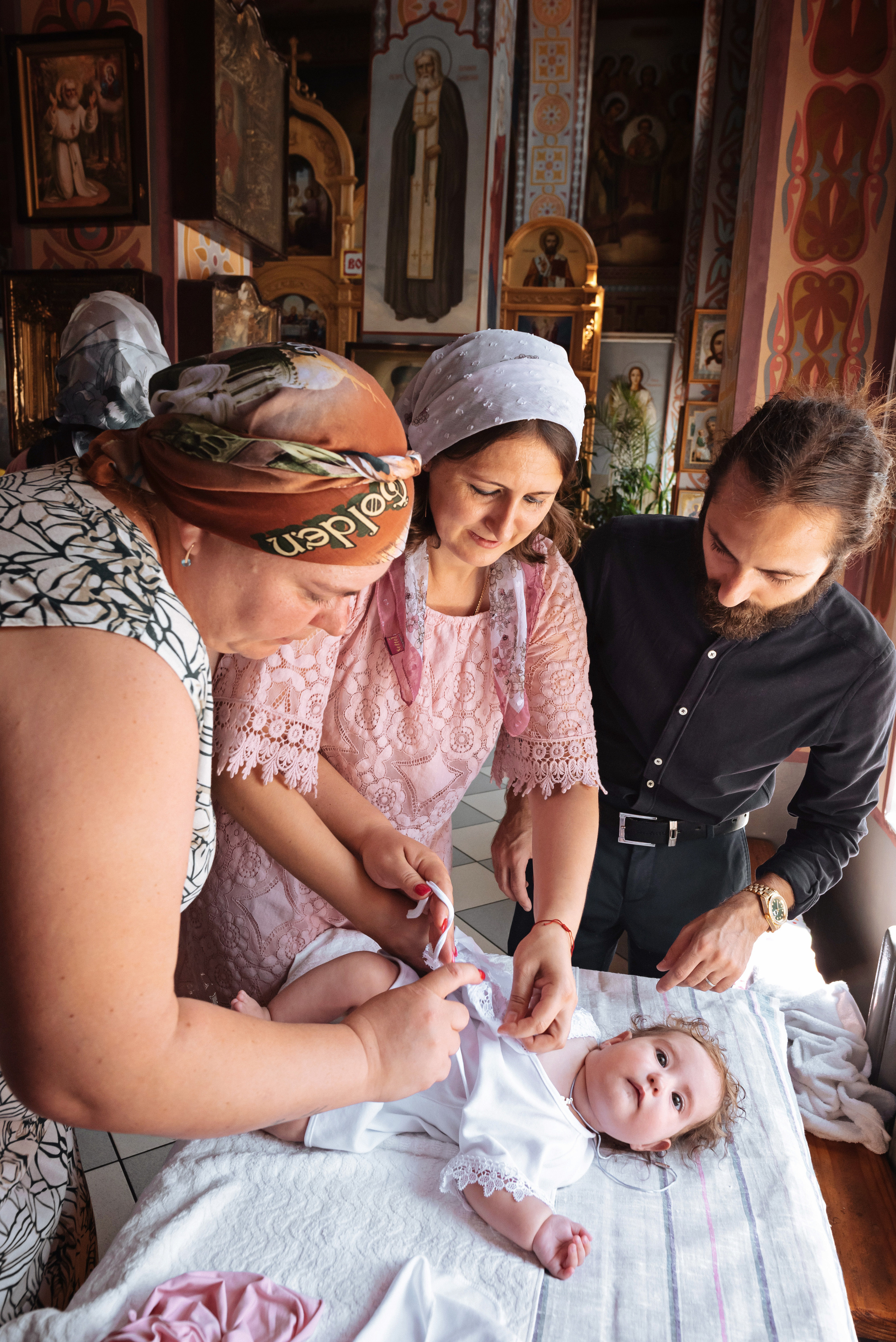 Крещение Марии. Детский и семейный фотограф выпускной альбом Приморско-Ахтарск