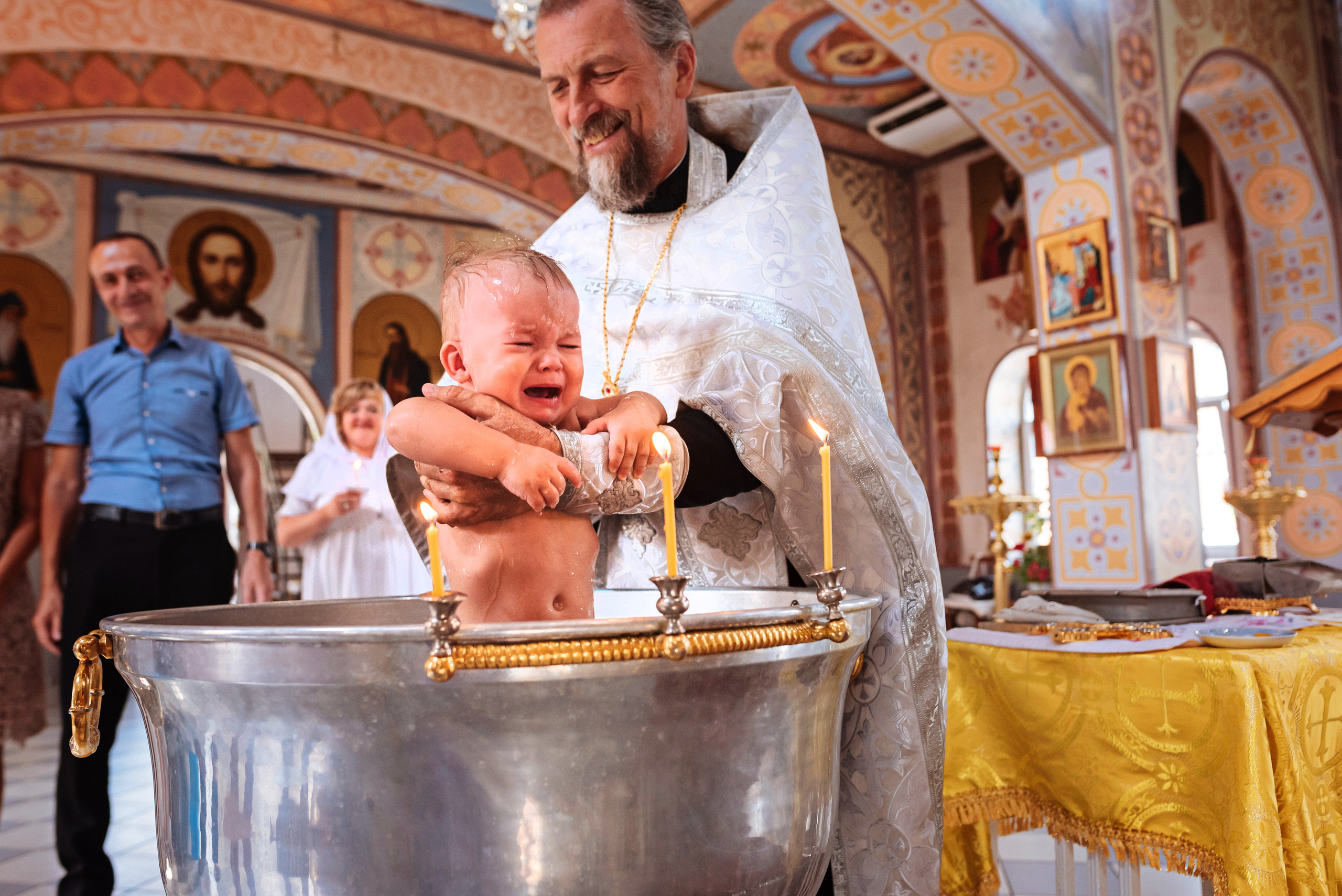 Крещение Артемий. Детский и семейный фотограф выпускной альбом Приморско-Ахтарск