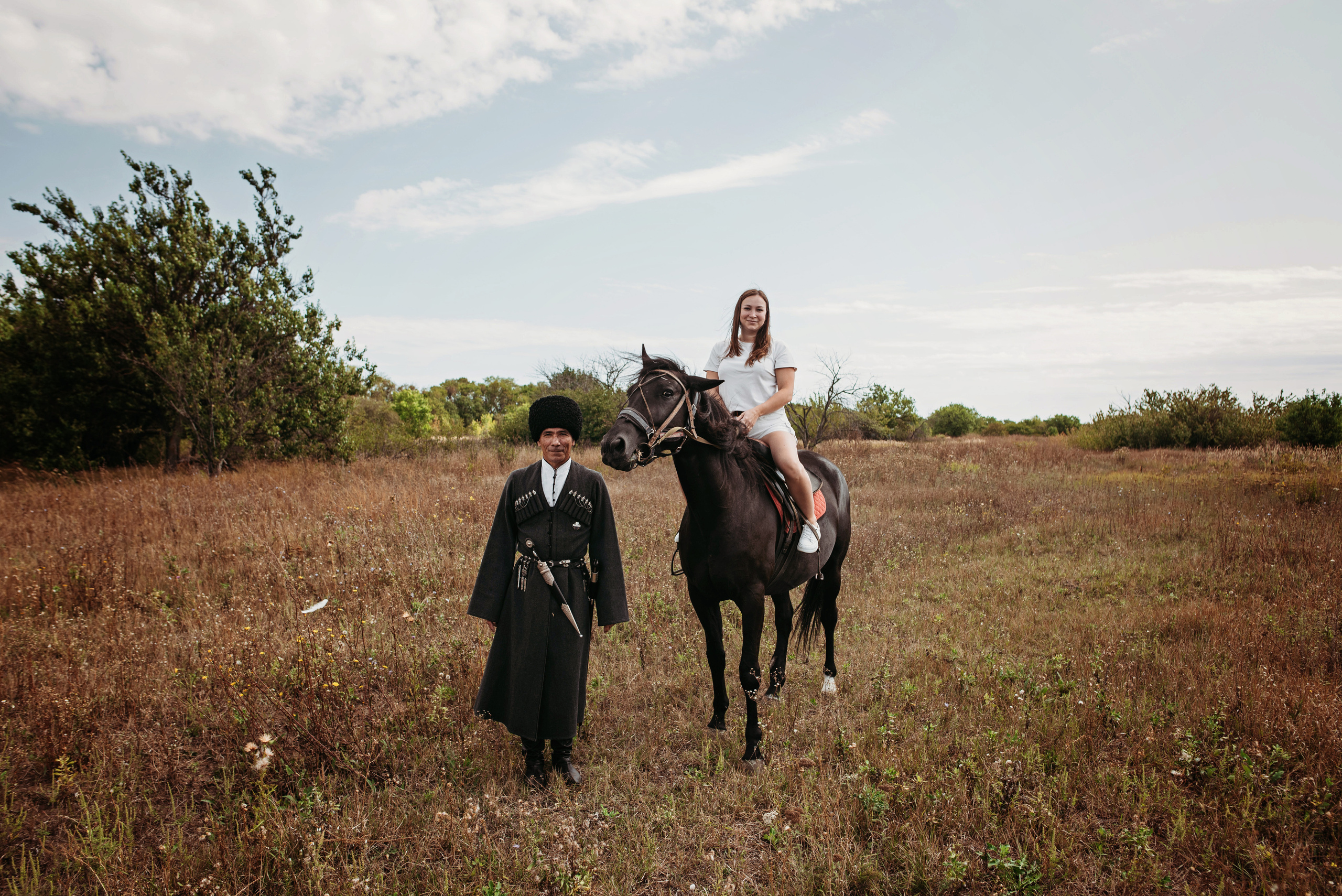 Казак с конем и ночью и днем. Детский и семейный фотограф выпускной альбом Приморско-Ахтарск
