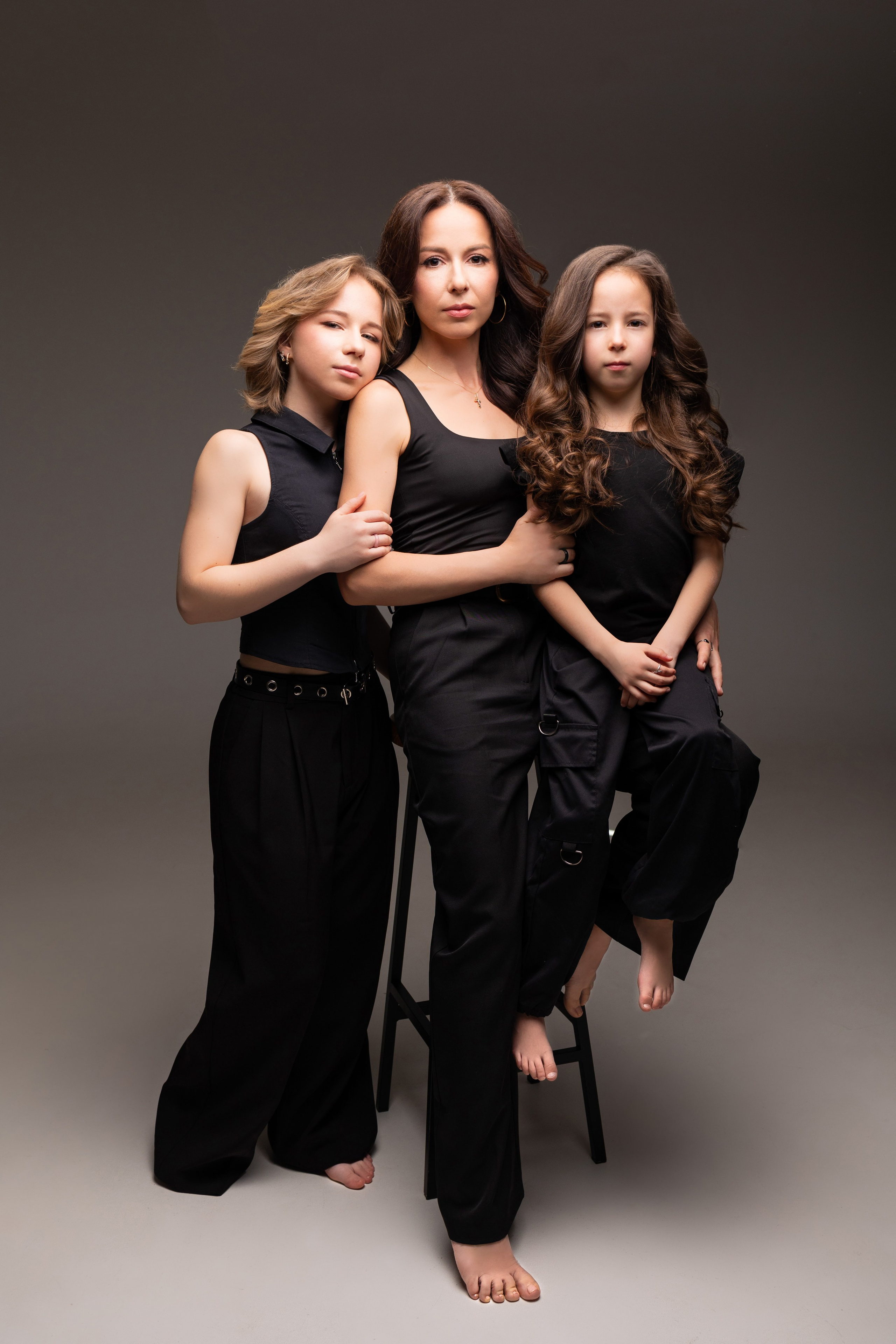 Гульнара с дочками. СЕМЕЙНАЯ ФОТОСЕССИЯ МОСКВА