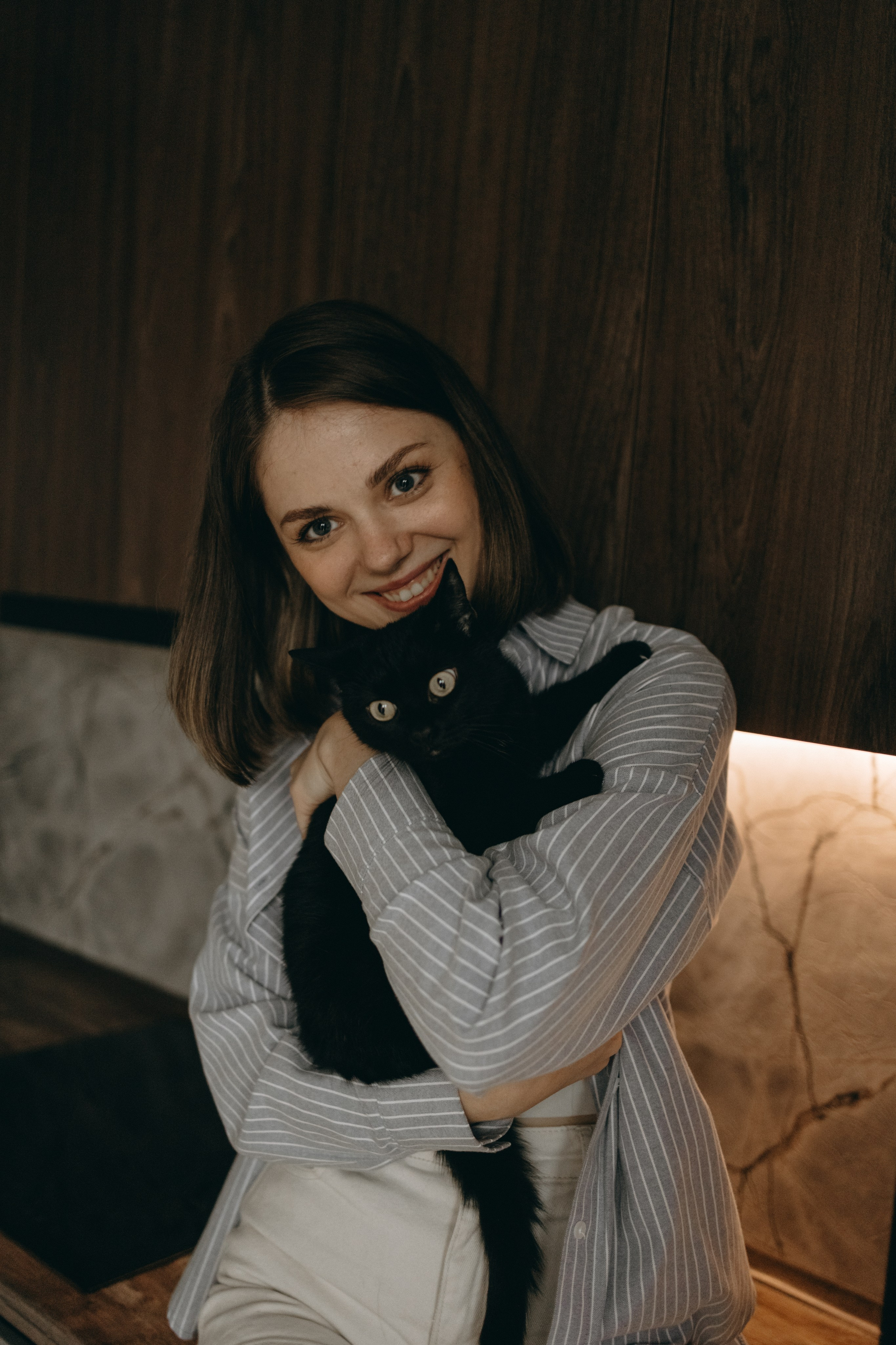 Настя, Никита и их Гром и Мяу. Фотограф — Анималист | Санкт-Петербург