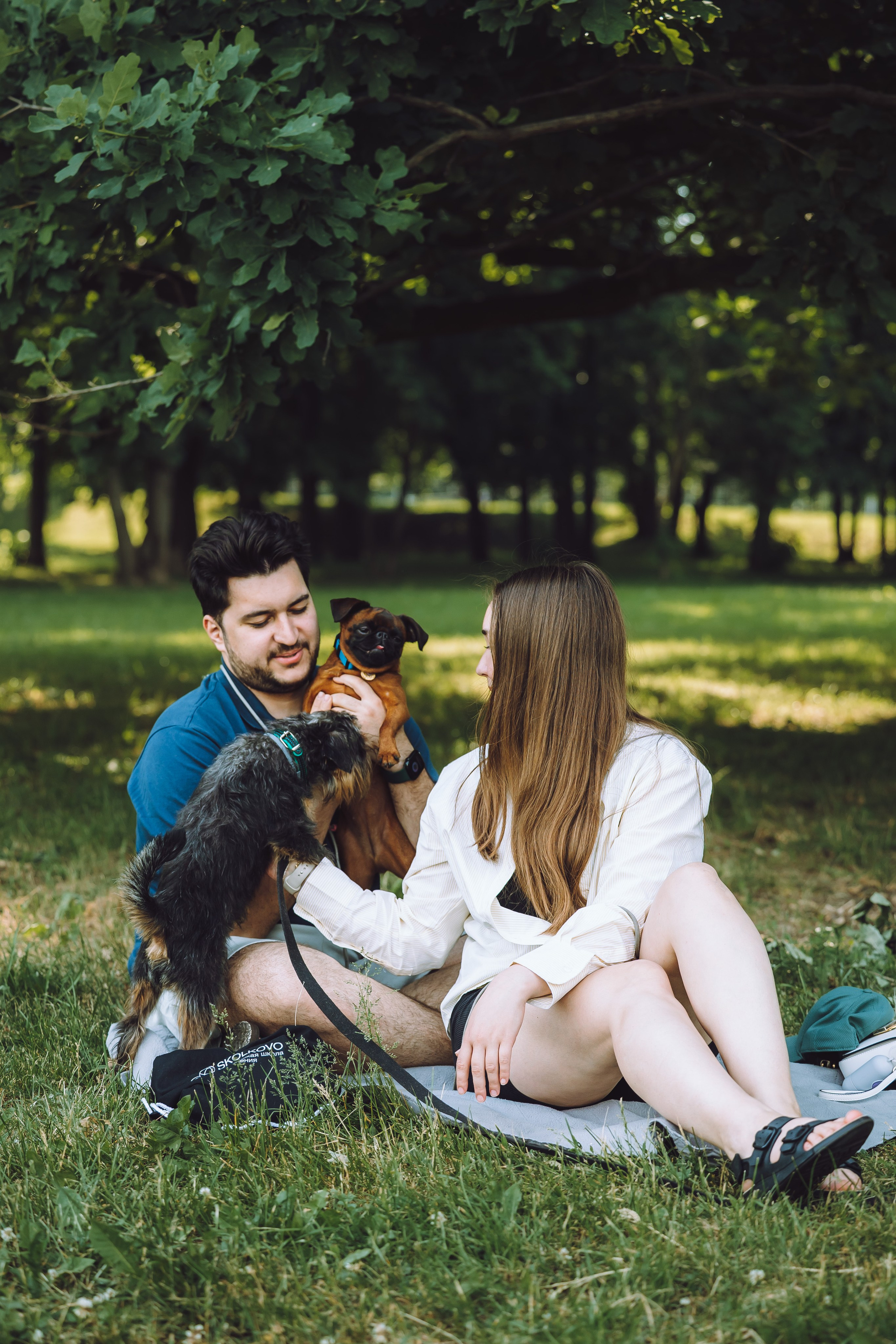 Griff-пикник. Семейный фотограф животных, анималист в Москве Екатерина Киреева