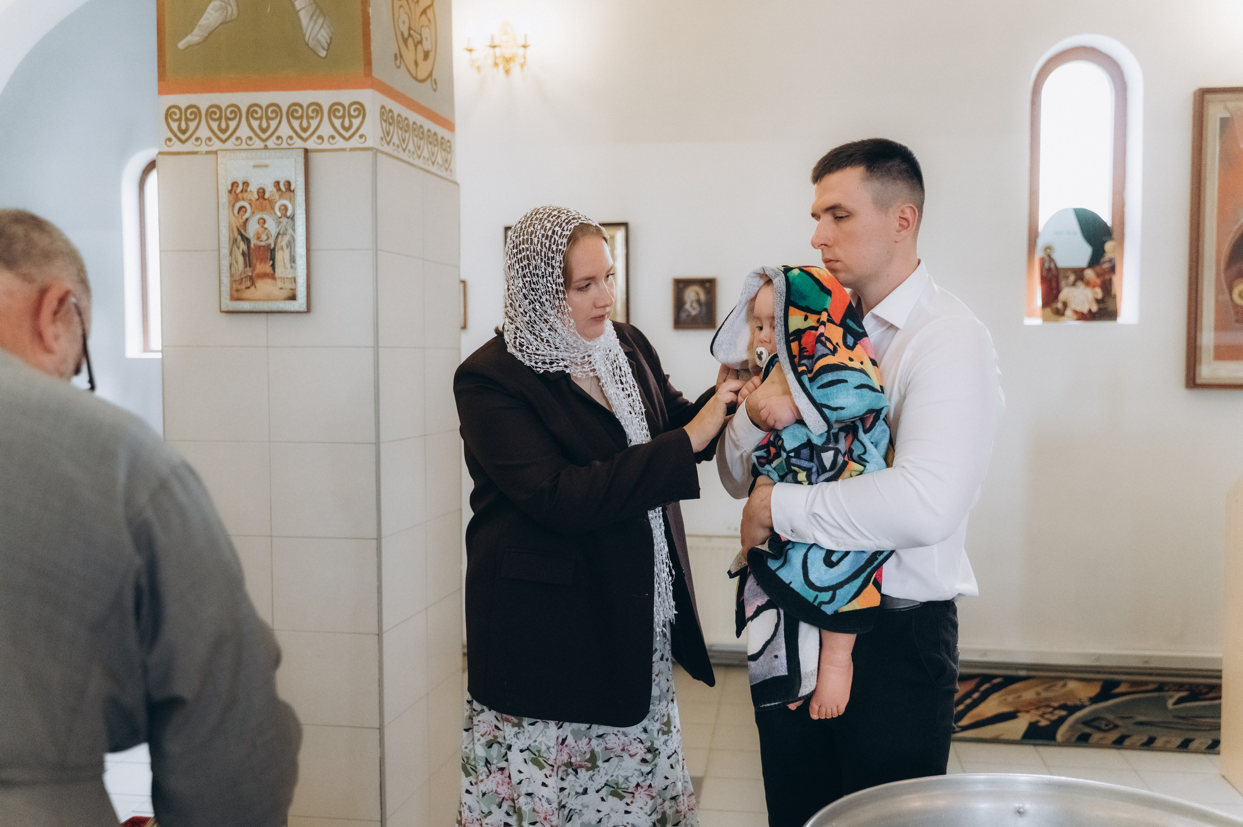 Крещение Демьяна (Церковь в честь святой блаженной Ксении Петербургской). Семейный фотограф в Минске Дарья Дреко