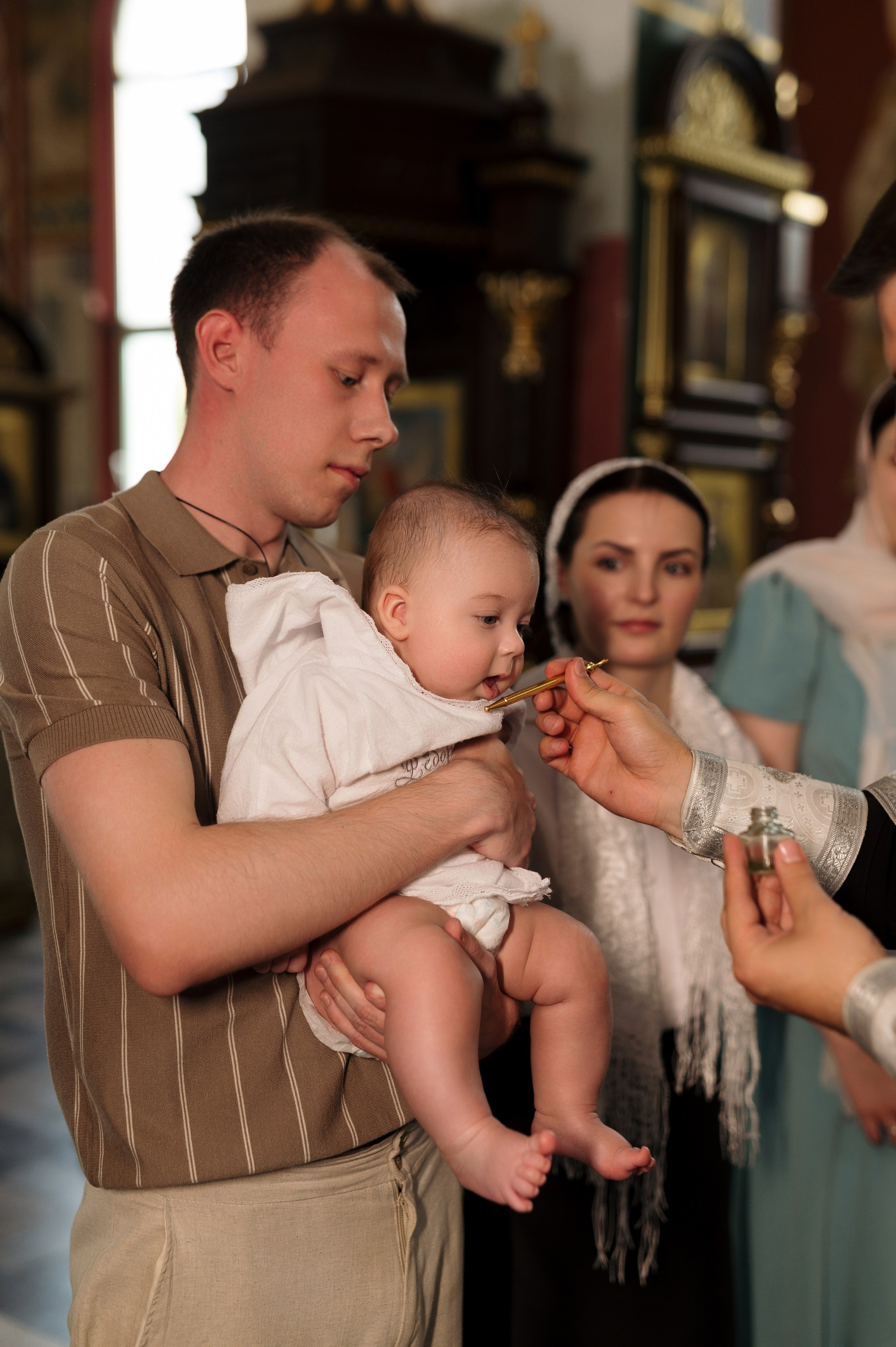 Крещение Федора. Фотограф в Краснодаре Скубицкая Альбина
