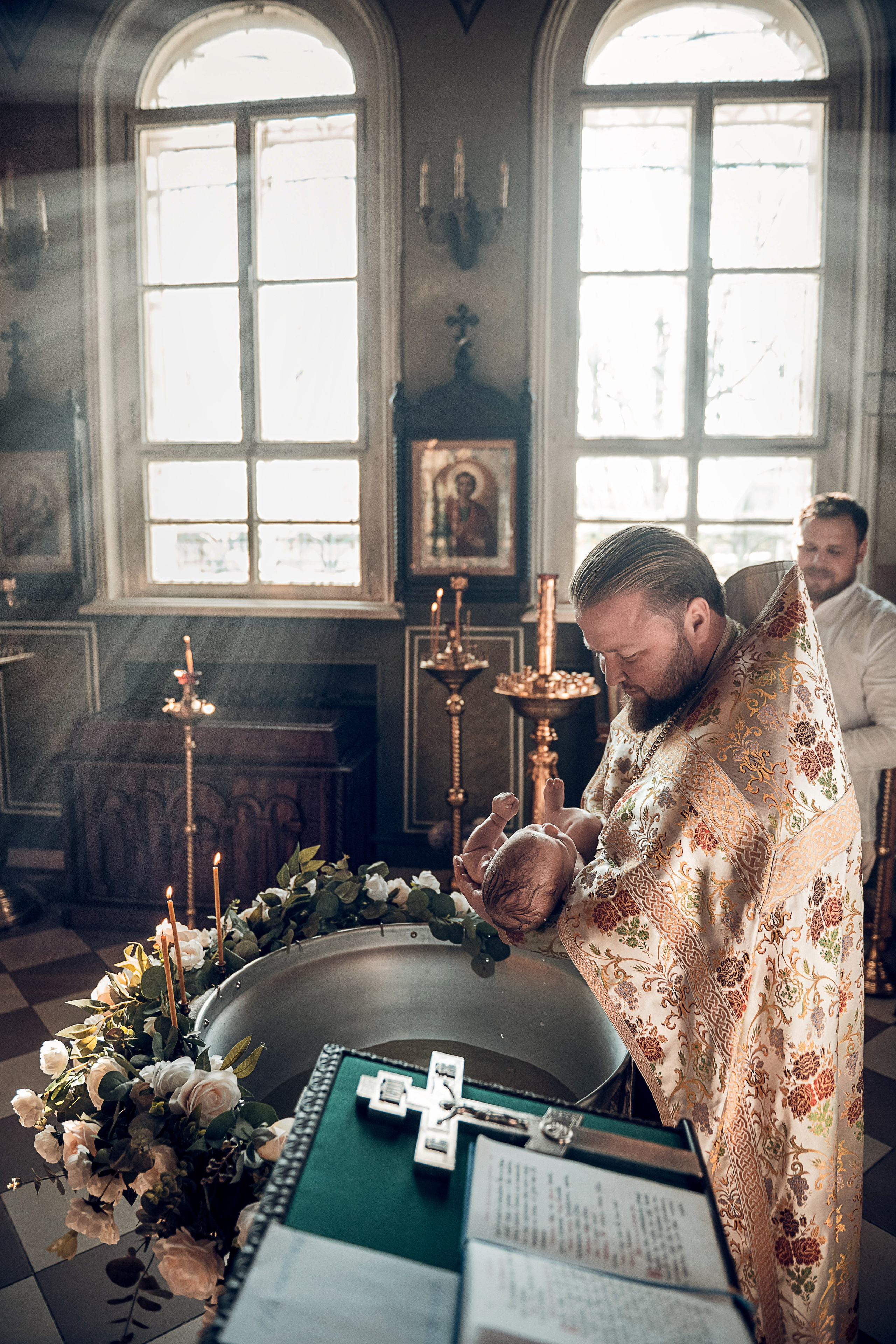 Крещение Святослава.Рахманово. Свадебный, семейный и детский фотограф в Москве и области