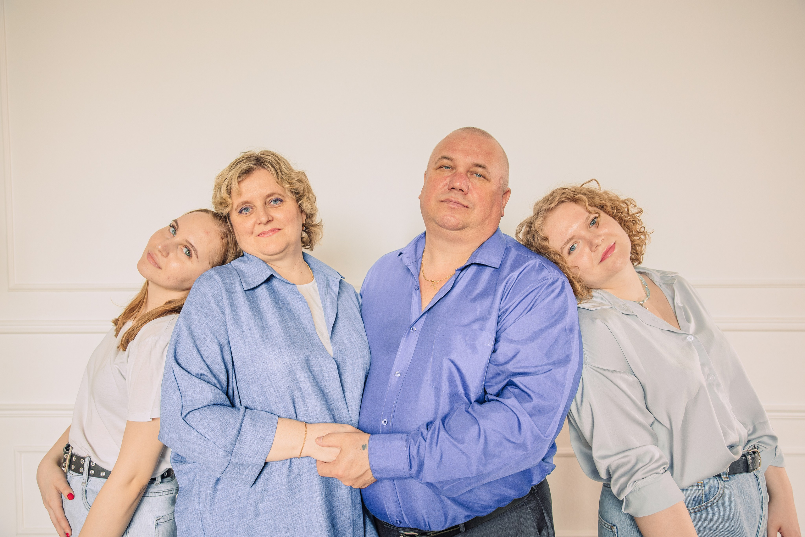 Семейная съемка в студии. Фотограф в Казани Ольга Яшина