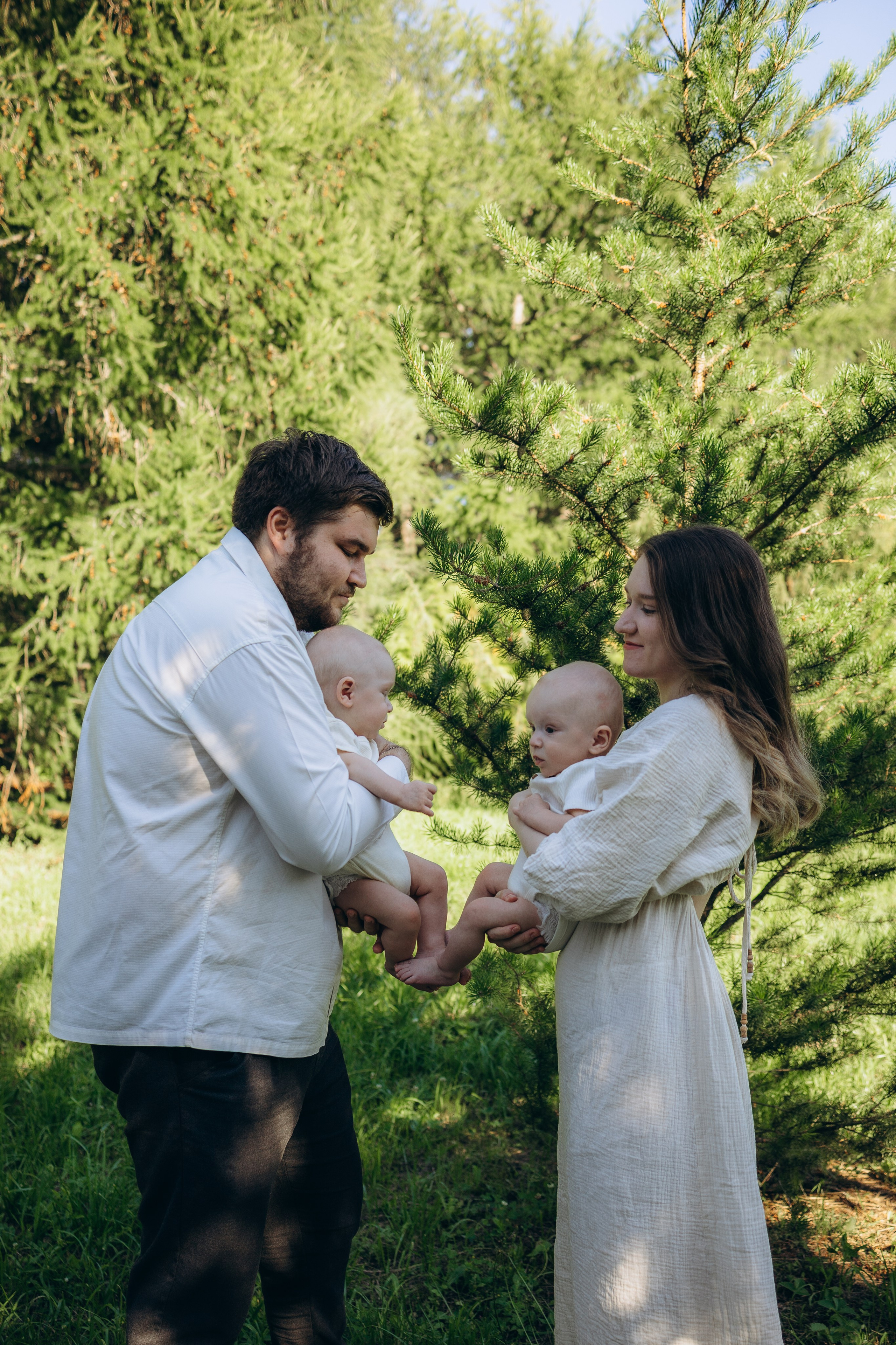 Антон, Настя, Саша, Леша. Семейный фотограф новорожденных УФА Гульнара Зиновьева