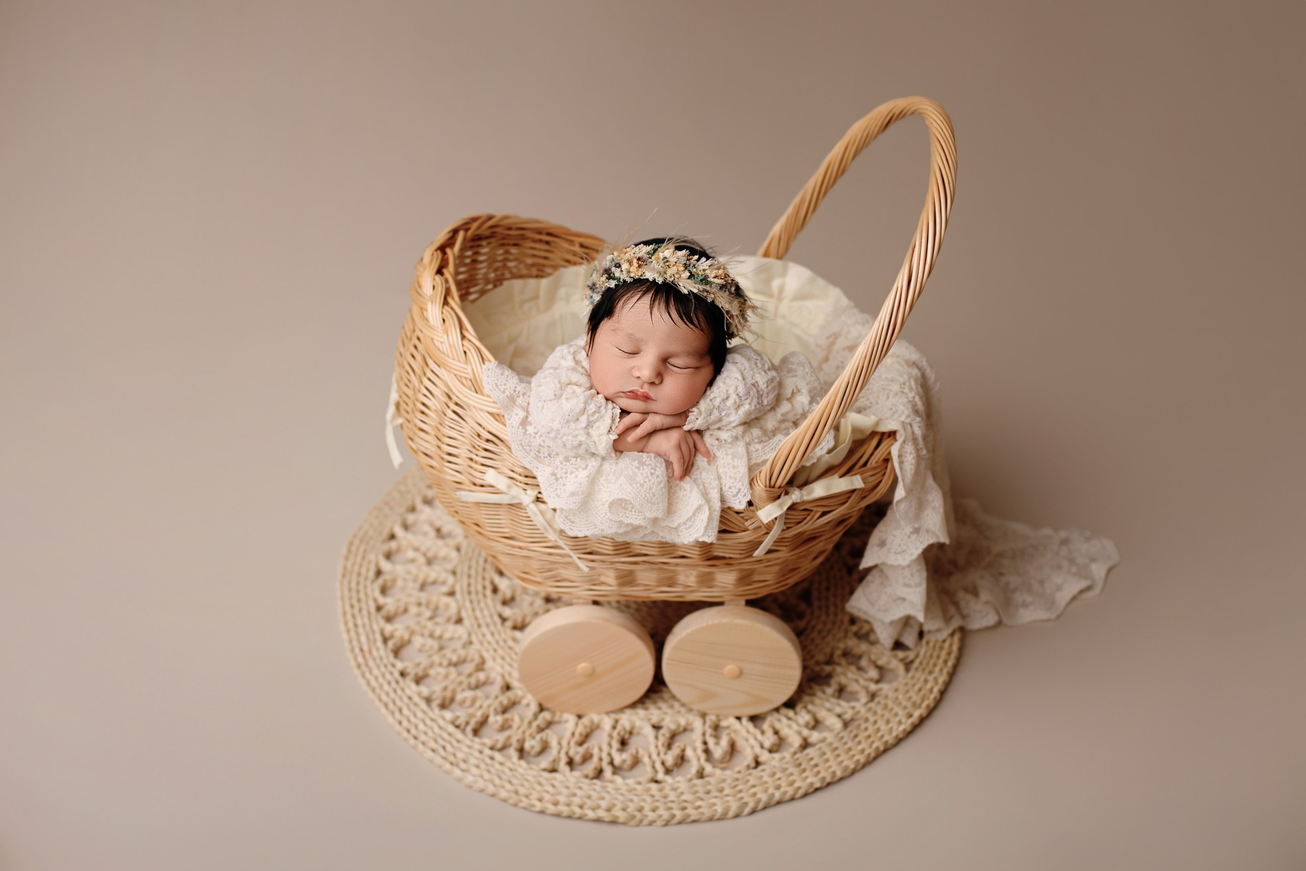 Эльмира, 6 дней. Фотограф новорожденных newborn ньюборн в Москве