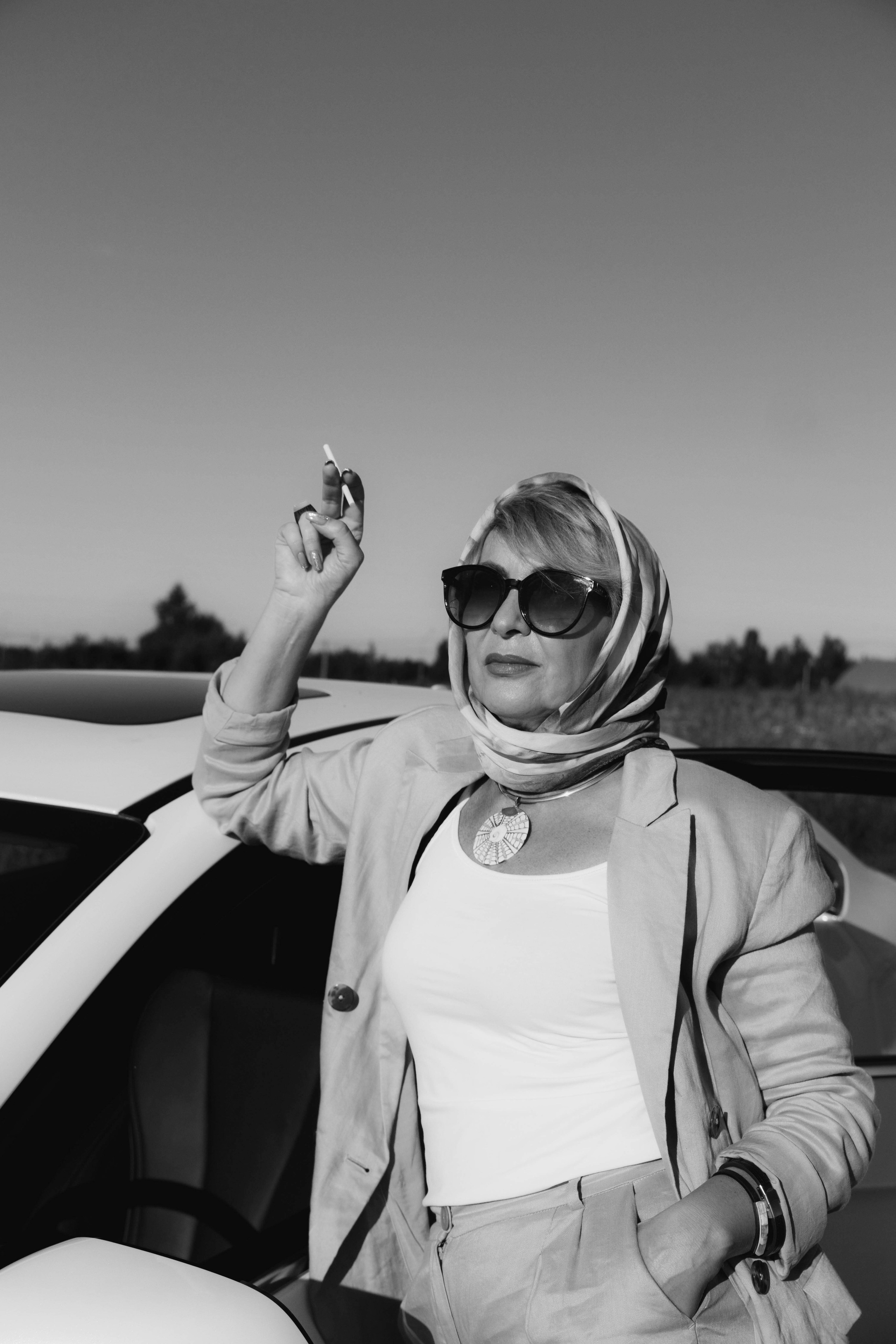 стильная женская фотосессия